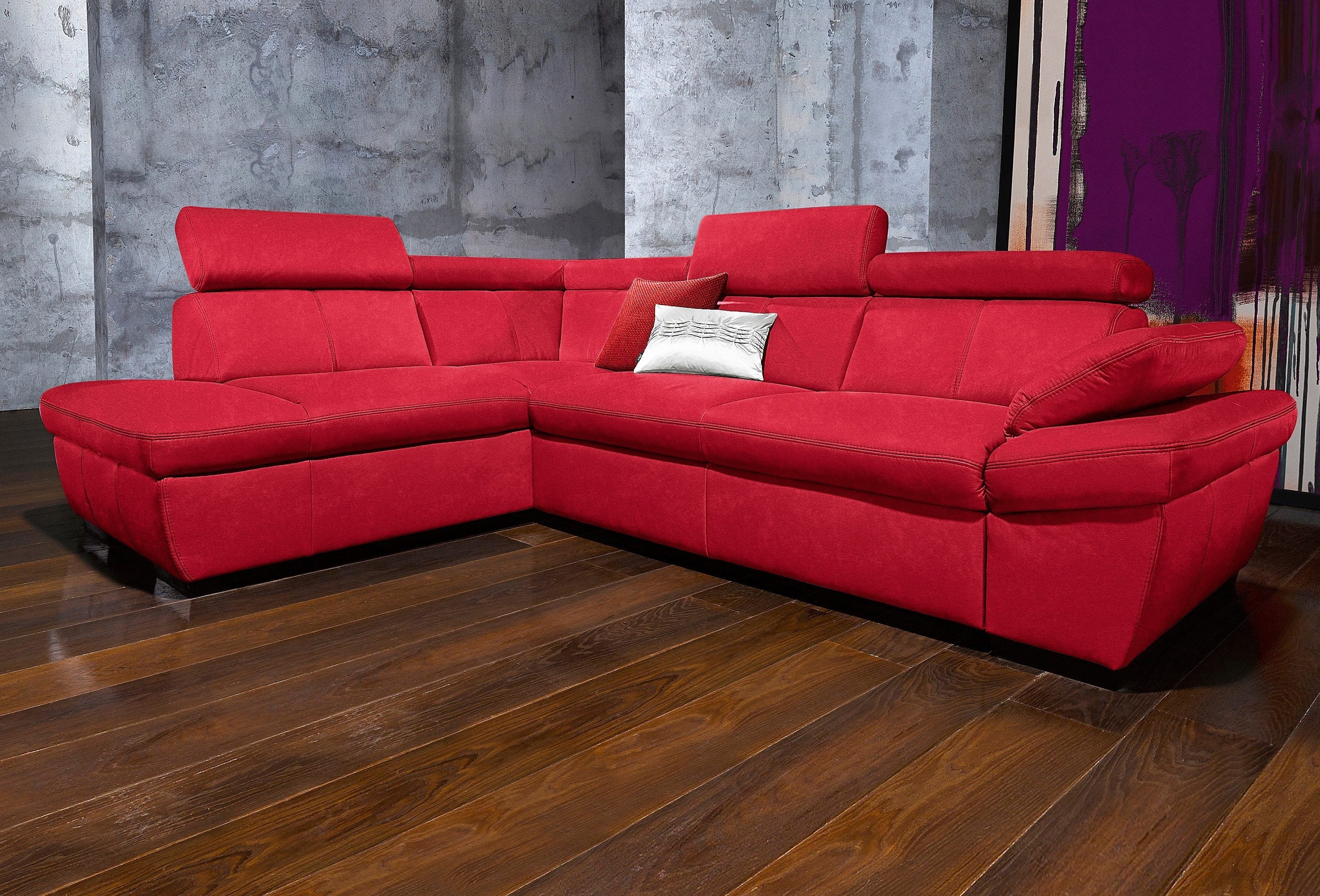 exxpo - sofa fashion Ecksofa »Salerno, klassisch modernes Funktionssofa, ho günstig online kaufen