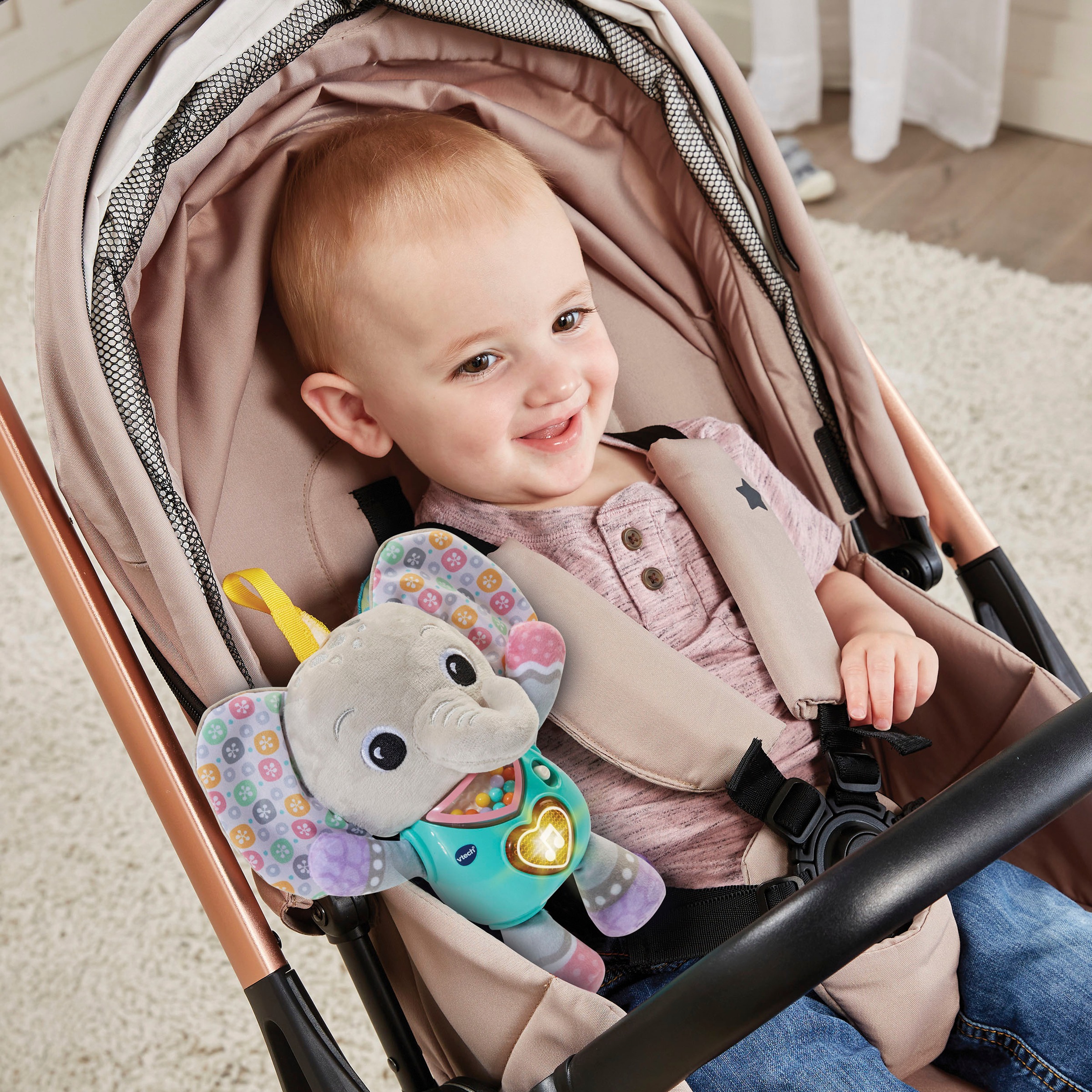 Vtech® Kuscheltier »Vtech Baby, Melodienelefant«, mit Licht- und Soundeffekten