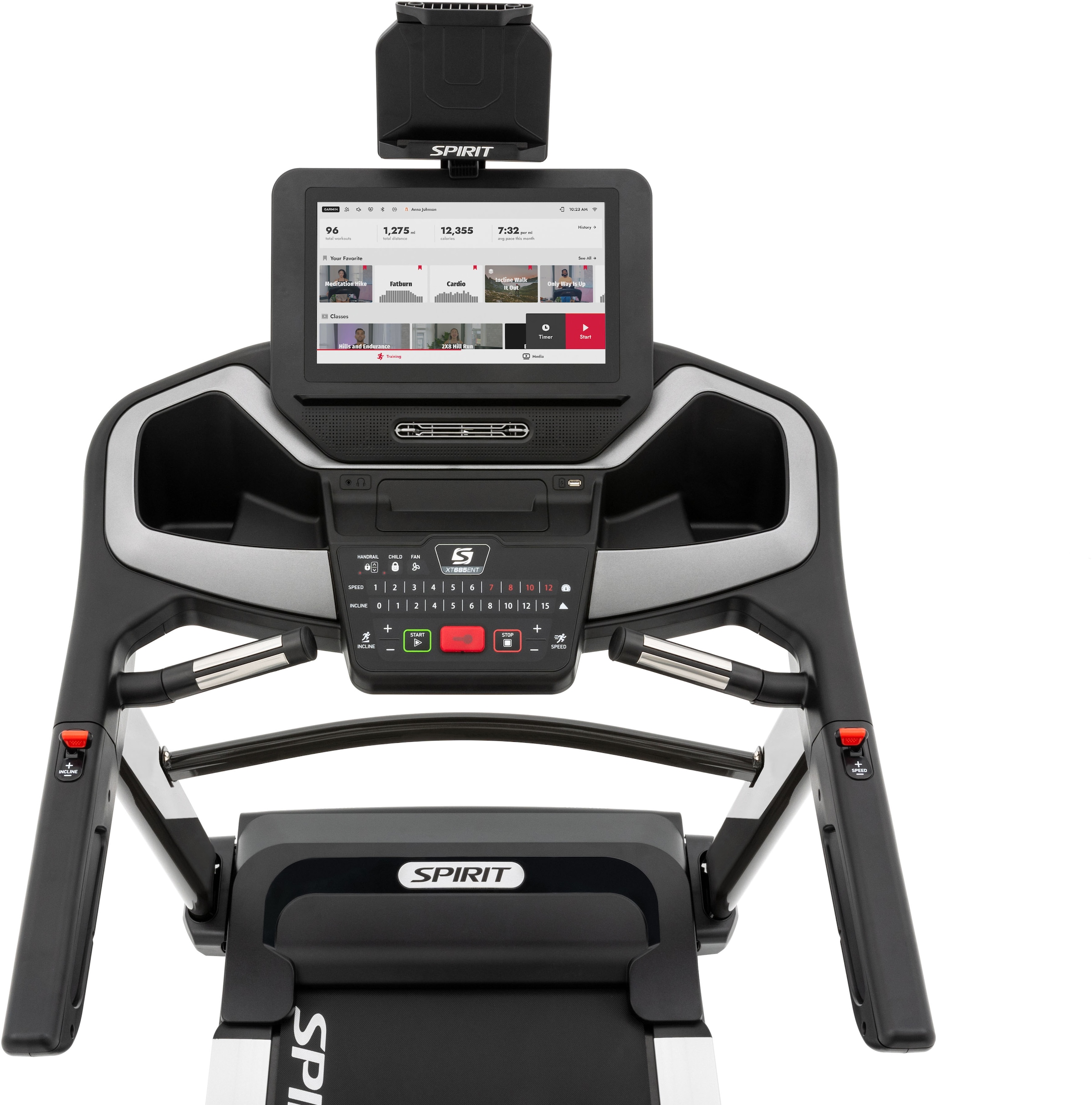 Spirit Fitness Laufband »Spirit Fitness Laufband XT685 ENT Black«