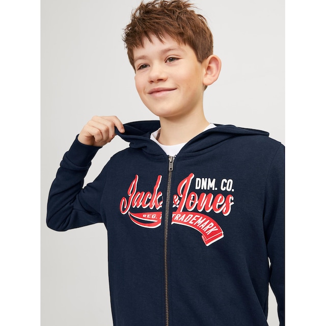 Jack & Jones Junior Hoodie »JJELOGO SWEAT ZIP 2COL SS24 NOOS JNR« online  bestellen