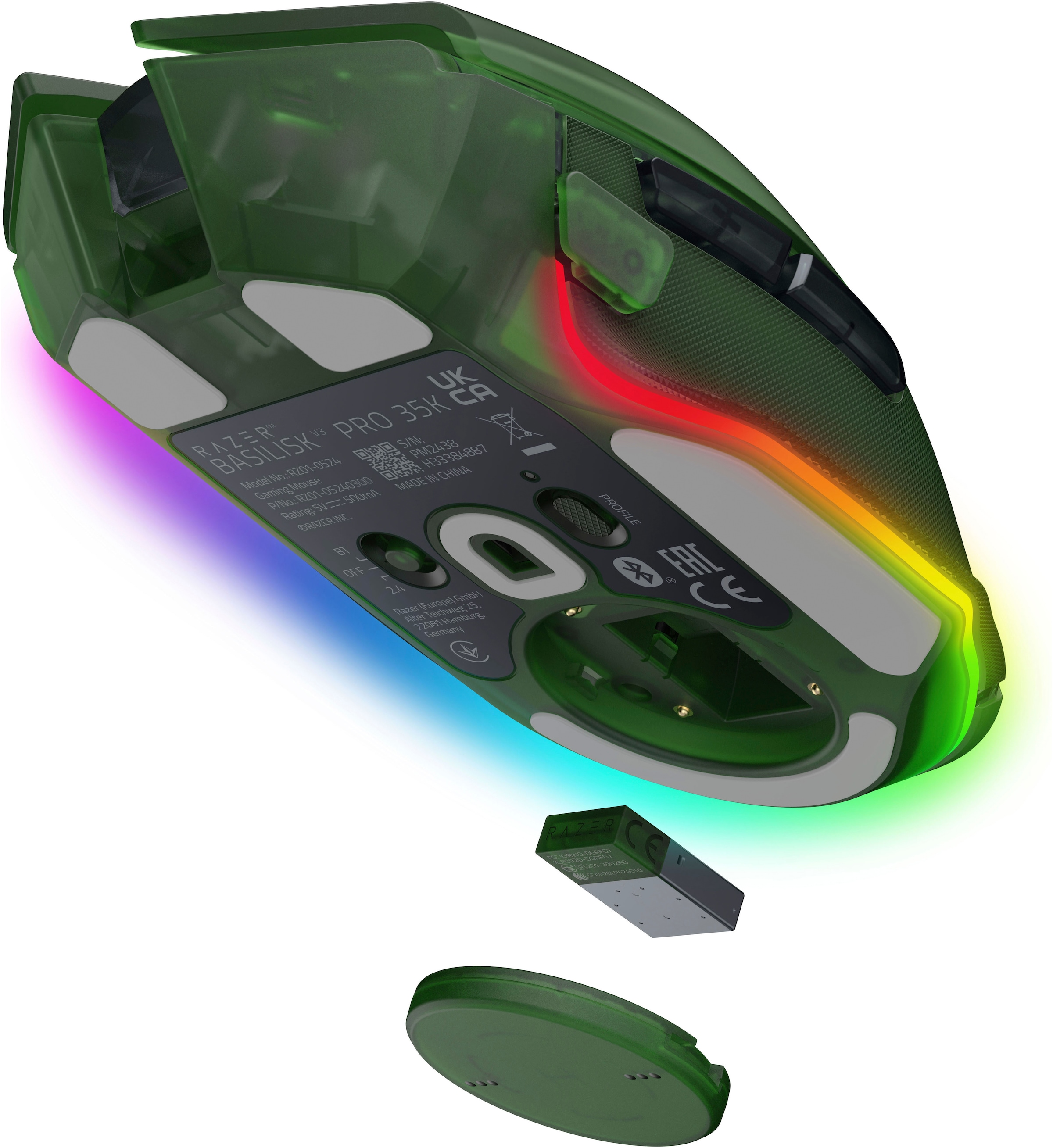 RAZER Gaming-Maus »Basilisk V3 Pro 35K« Bluetooth | Funk | USB