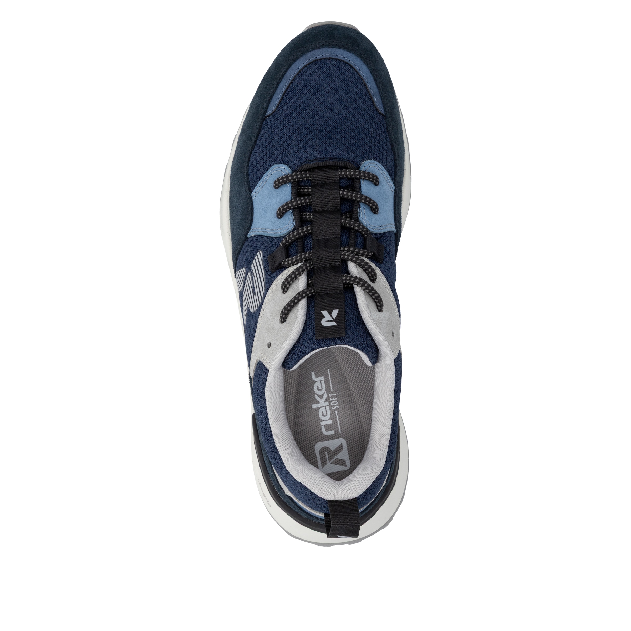 RIEKER Sport Slip-On Sneaker  Sportschuh, Halbschuh, Schlupfschuh mit Gummizug