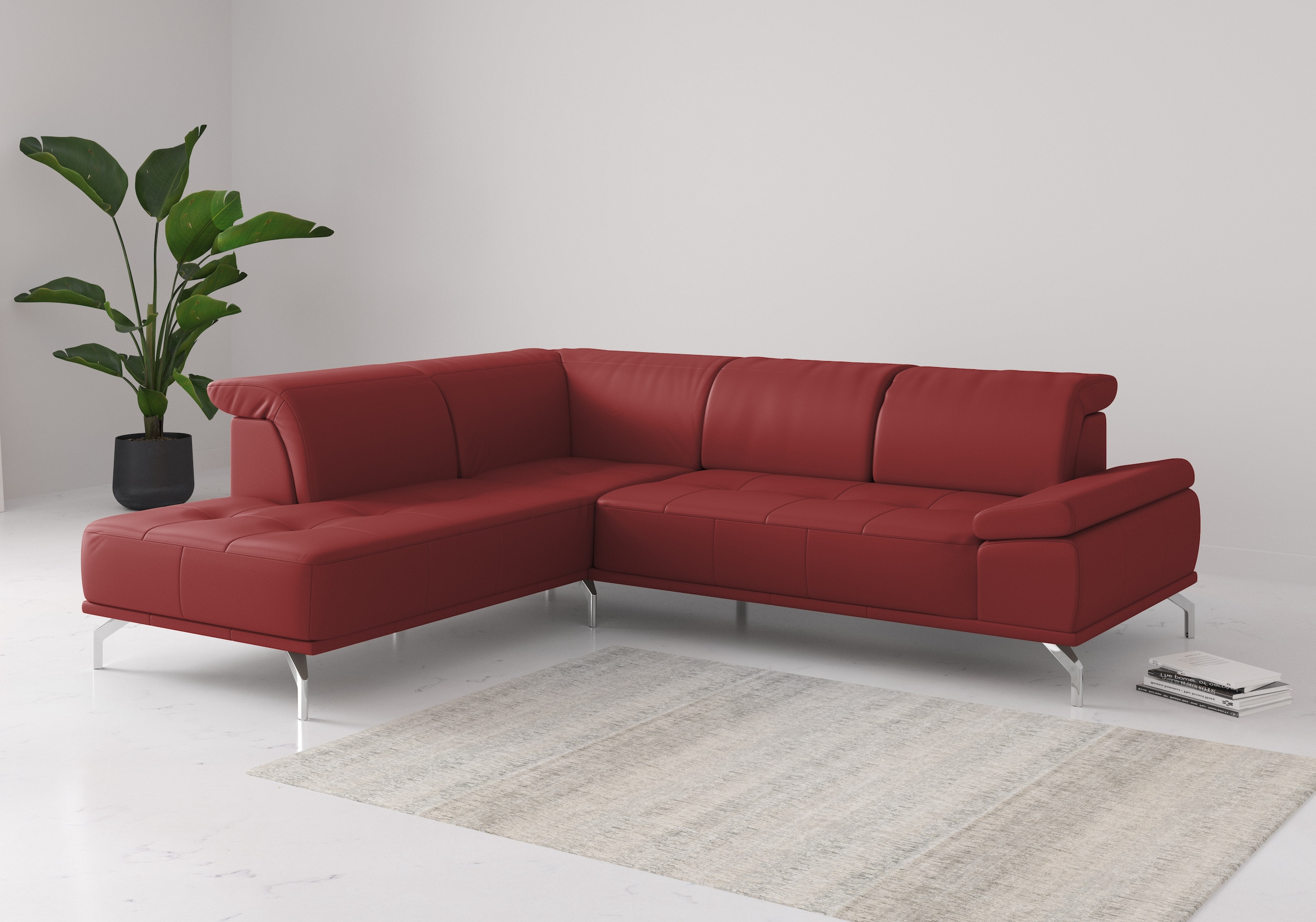 PLACES OF STYLE Ecksofa "Caluna" Inkl.Sitztiefenverstellung, wahlweise mit günstig online kaufen