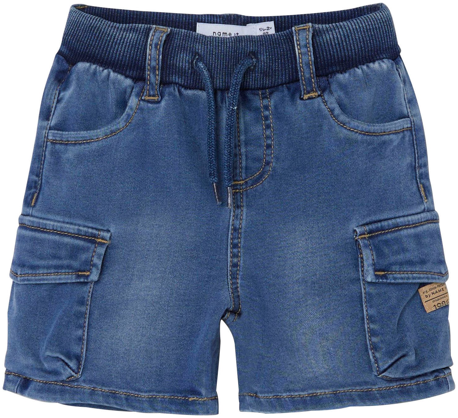 Name It Cargoshorts »coole Jeansshorts NMMBEN BAGGY DNM L SHORTS 8610-TO NOOS«  Denim Materialmix mit Stretch