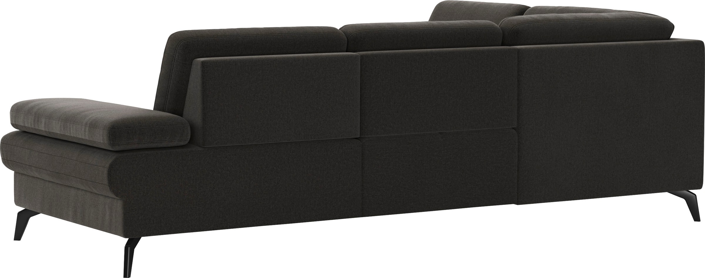sit&more Ecksofa »Morris L-Form, inkl. Sitztiefenverstellung«, wahlweise mit Armteilverstellung, Bettfunktion & Bettkasten