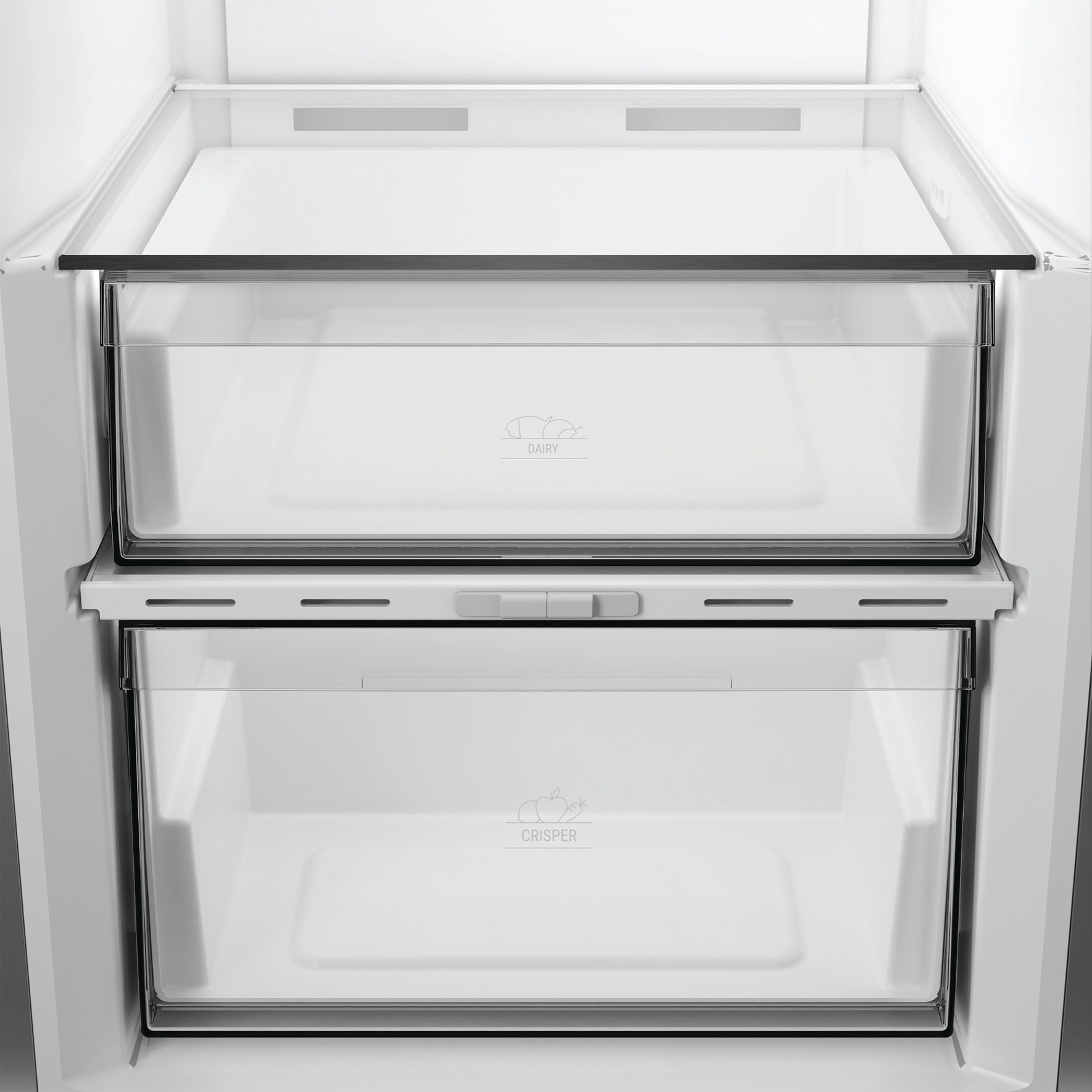 BAUKNECHT Kühlschrank KR 186GC IN »KR 186GD IN« 186,5 cm hoch 59,7 cm breit SmoothFit - 90°-Türöffnung für mehr Komfort