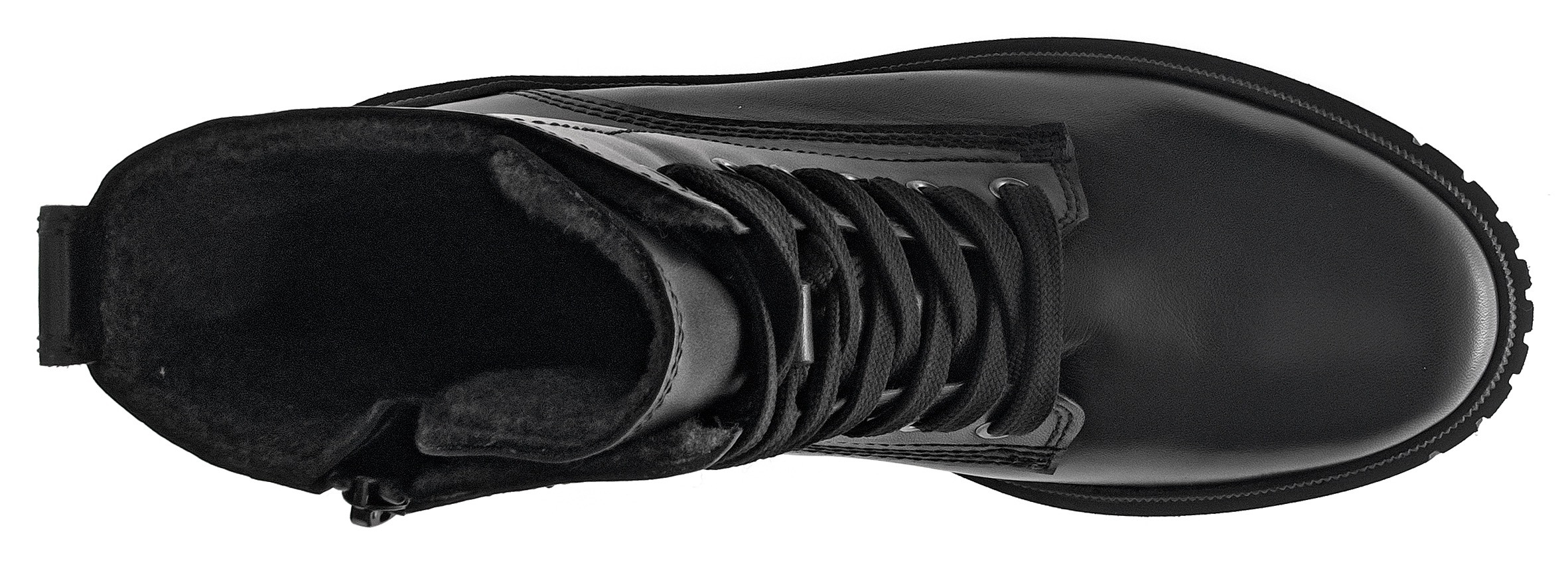 Gabor Schnürboots, Plateau, Schnürstiefelette, Chunky Boots mit Innenreißverschluss