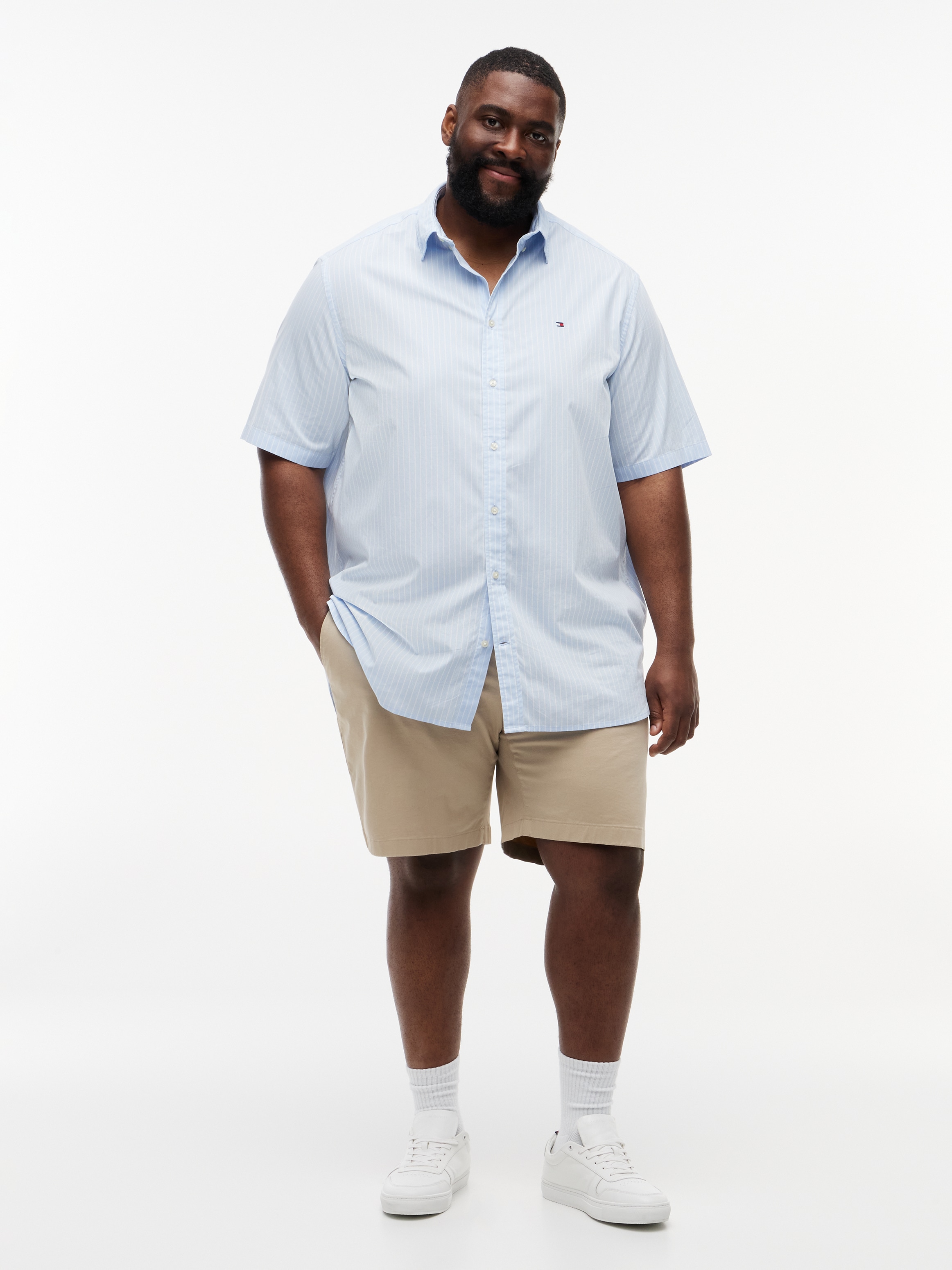 Tommy Hilfiger Big & Tall Chinoshorts »BT-DENTON 9.5 ESS TWILL-B«  Twill, slim fit, Große Größen