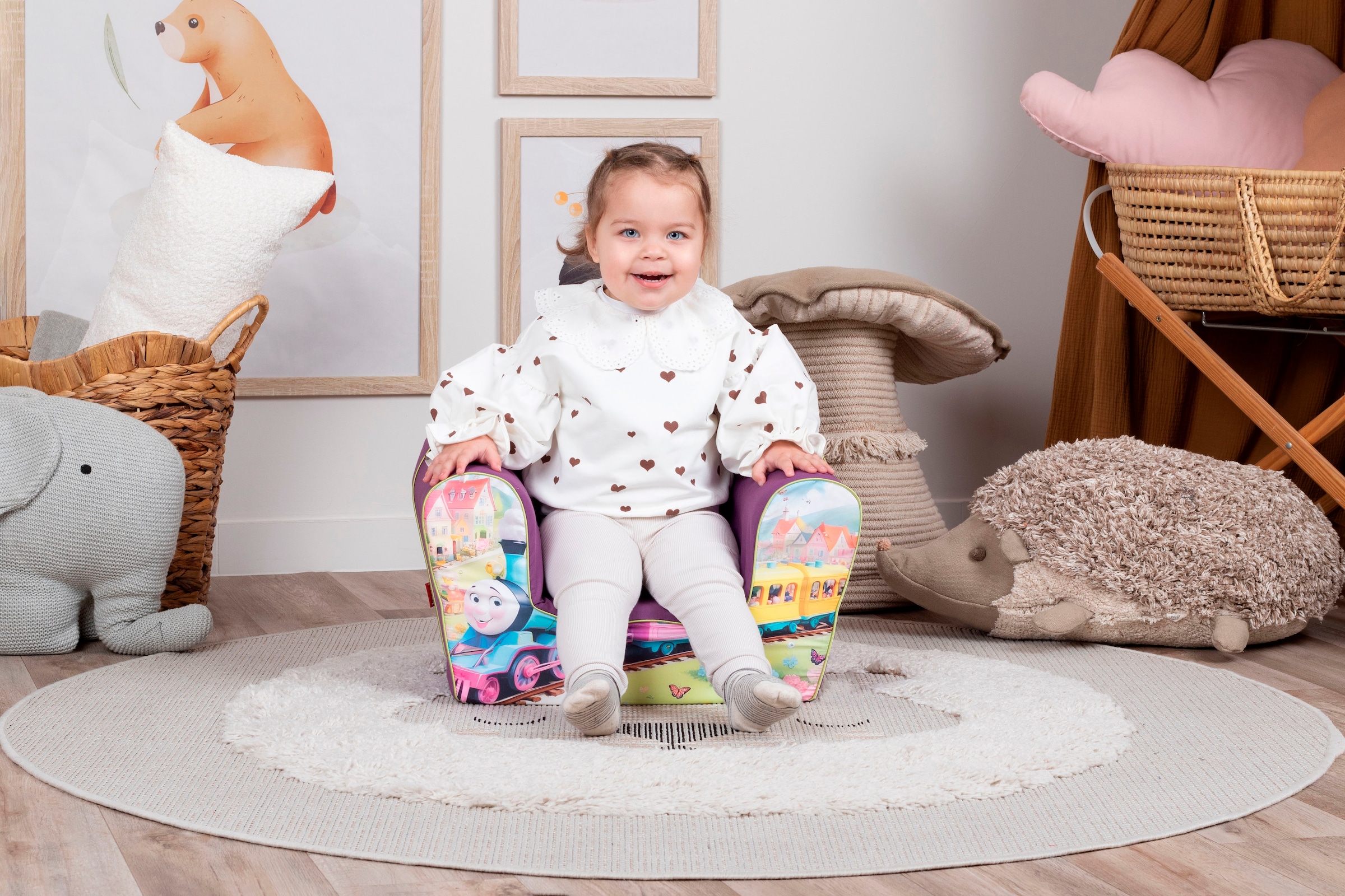 Knorrtoys® Sessel »Happy train«, für Kinder; Made in Europe