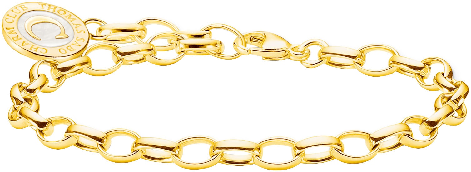 THOMAS SABO Charm-Armband »mit Kaltemaille, X0287-427-39-L17,L19«