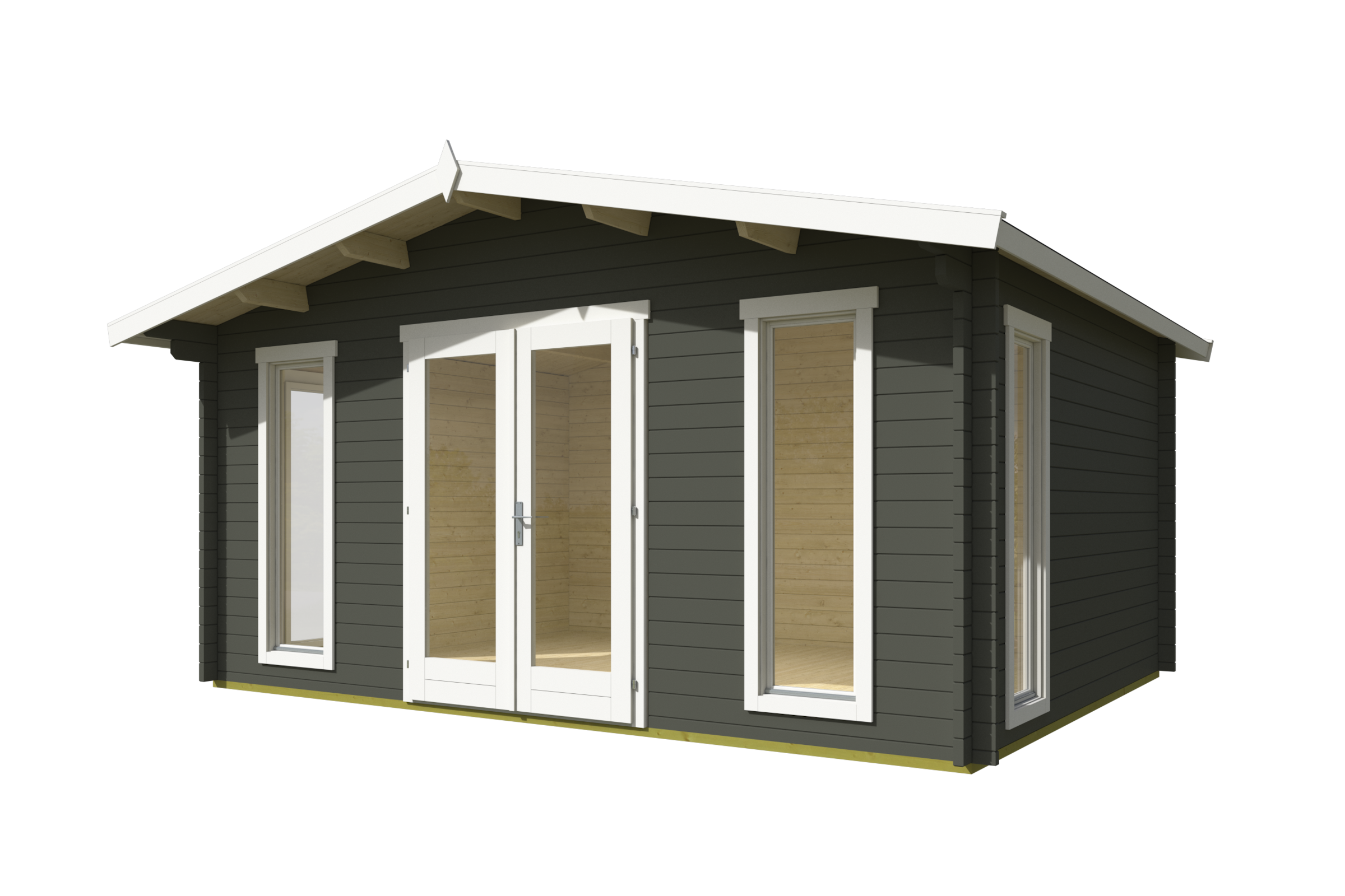 Nordic Holz Gartenhaus »ELGIN 44 SET«