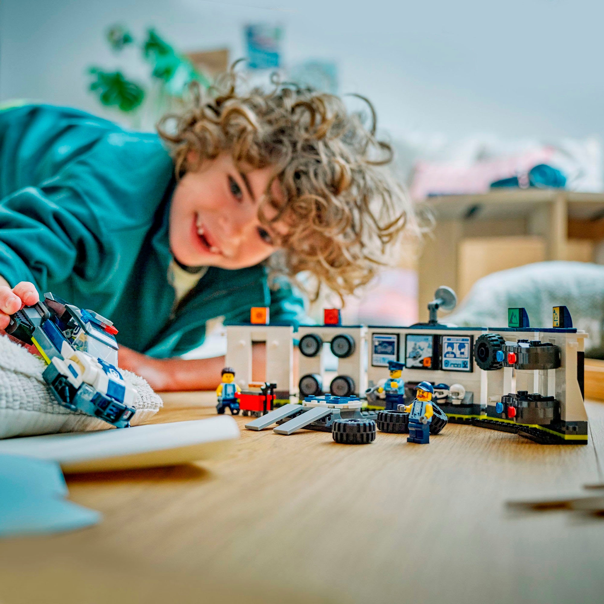 LEGO® Konstruktionsspielsteine »Polizeiwerkstatt (60457), LEGO City«, (489 St.), Made in Europe