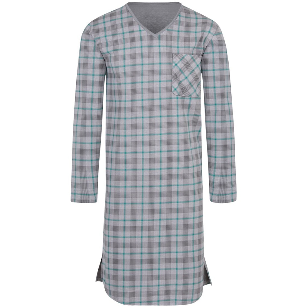 Trigema Pyjama »TRIGEMA Herren Nachthemd mit Brusttasche«