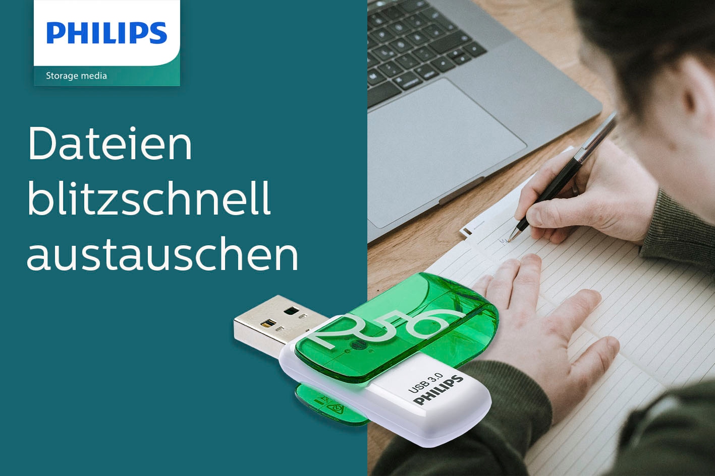Philips USB-Stick »Vivid Edition 256GB«, (USB 3.0 Lesegeschwindigkeit 100 MB/s)