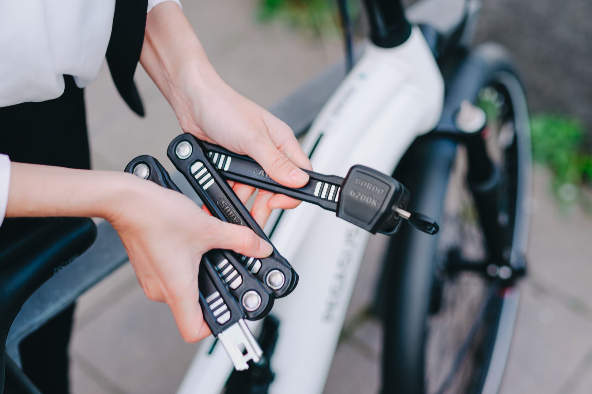 ABUS Faltschloss »BORDO Combo 6000C/120 BK SH«