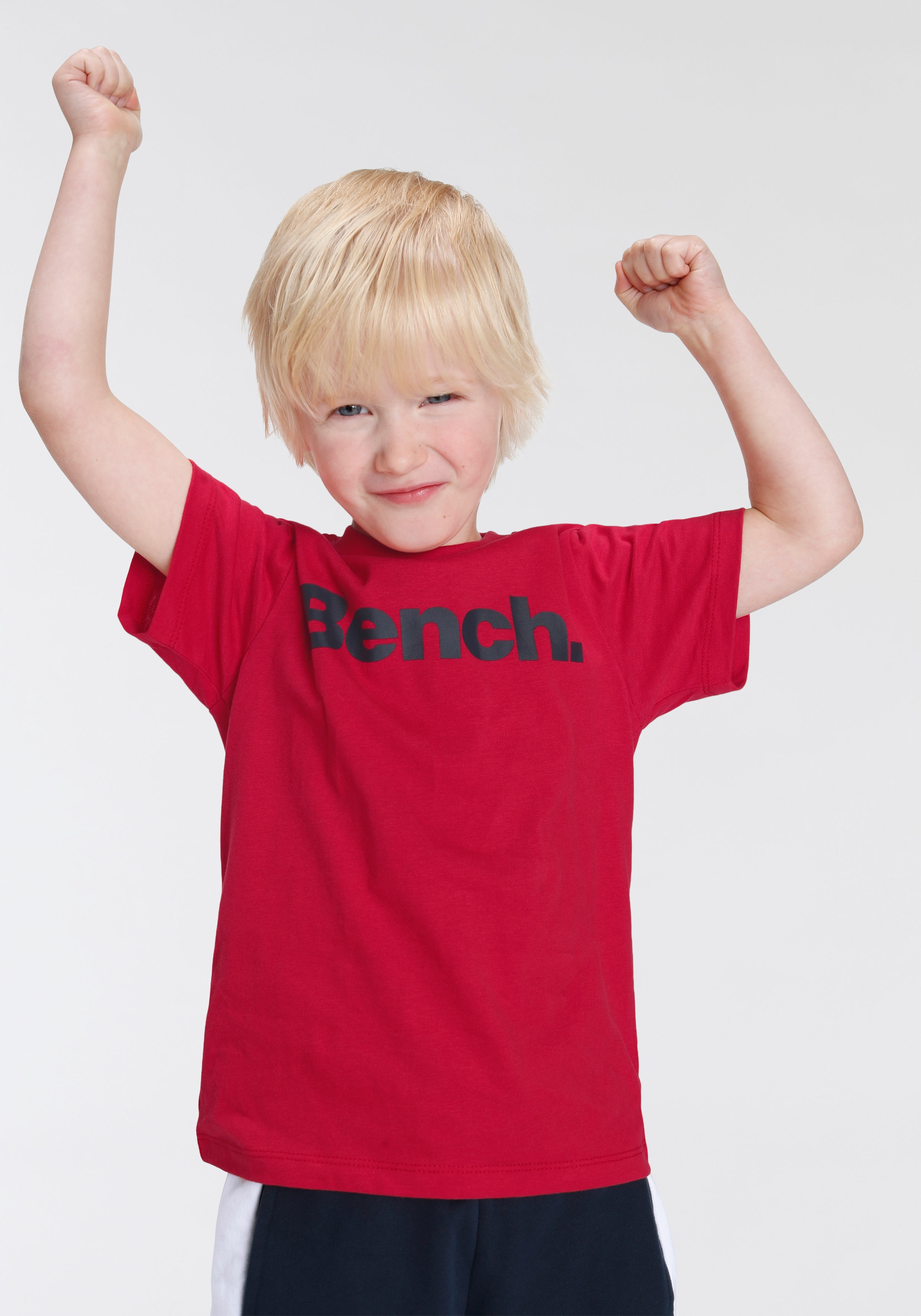 2 Online-Shop im & bestellen T-Shirt Sweatbermudas, (Set, Bench. tlg.)