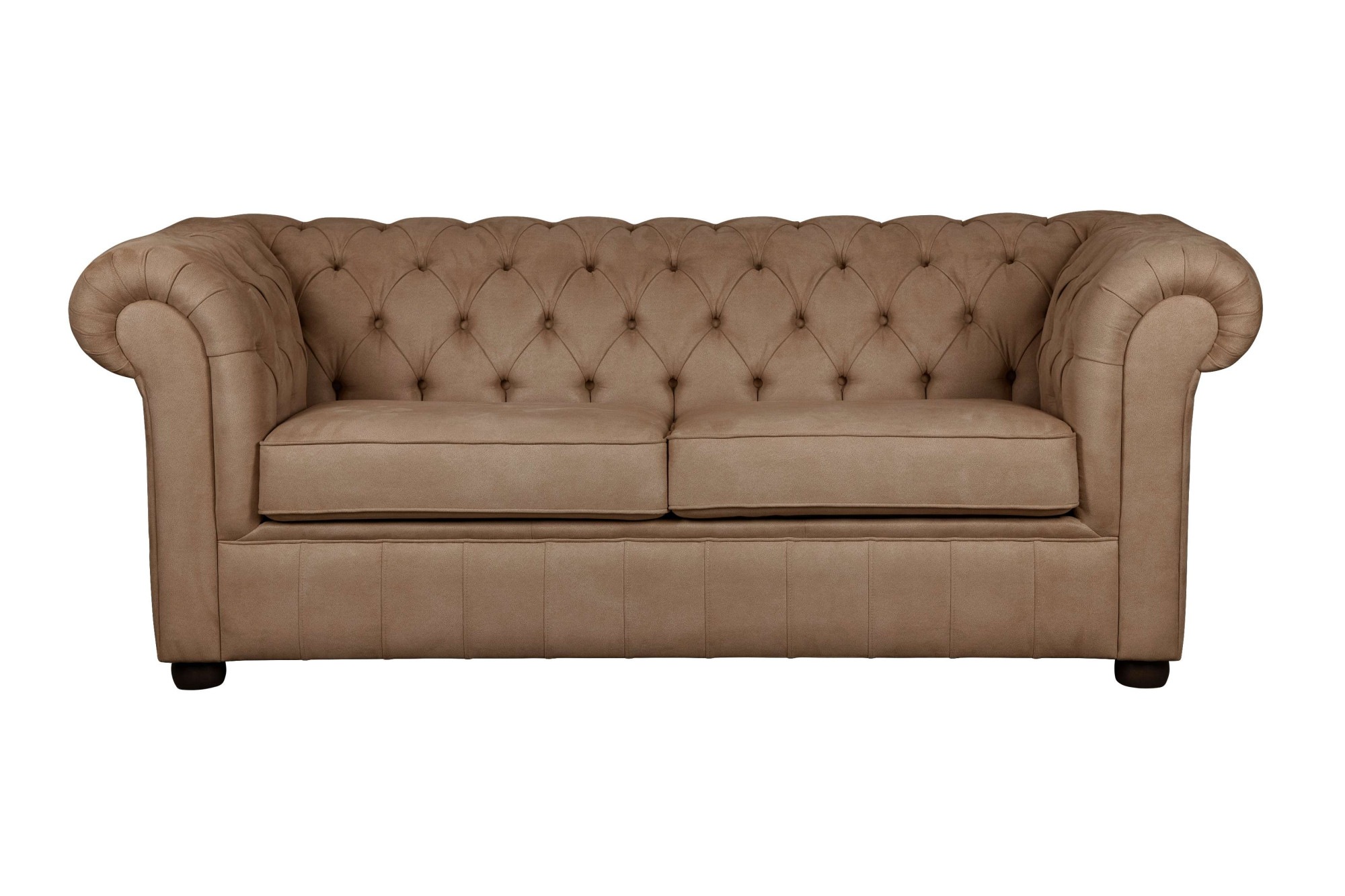 Home affaire 3-Sitzer »CHARENTE, optionale Schlafsofa, Chesterfield-Sofa, Bettfunktion«, mit edler Knopfheftung und typischen Armlehnen, B/T/H 198/89/74 cm
