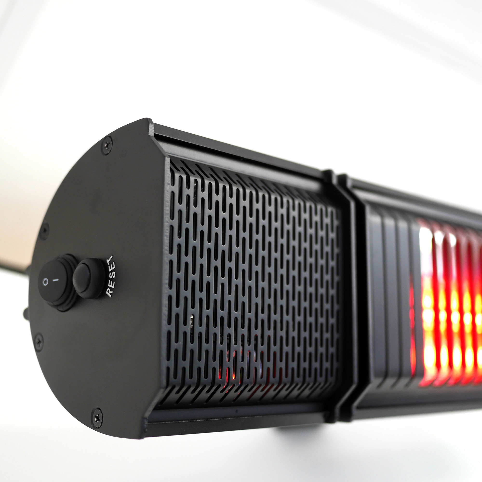 Vasner Heizstrahler »Bluetooth, schwarz, Appino BEATZZ«, 2000 W, Wand / Decke mit Musik & LED