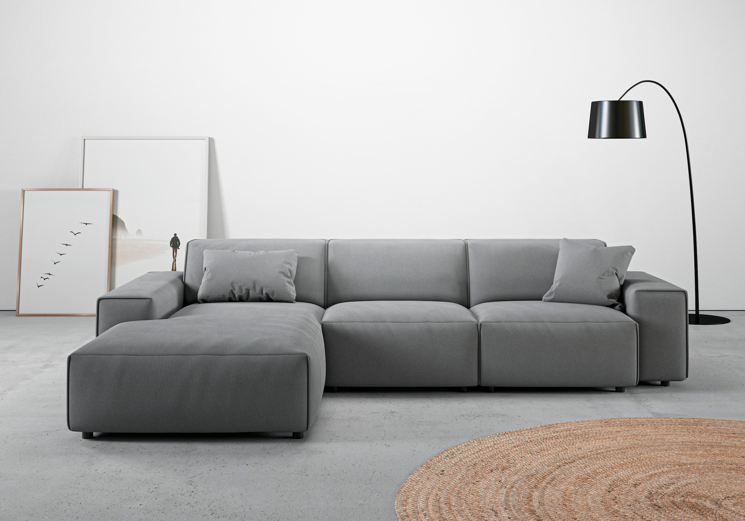 andas Ecksofa »Glimminge auch in Breitcord, Feincord, Bouclé + Easy care-Be günstig online kaufen