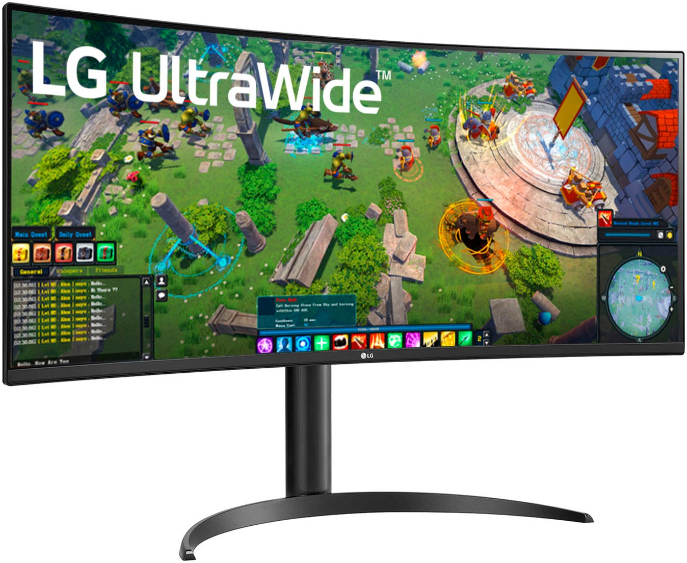 LG Curved-Gaming-LED-Monitor »34WP65CP«, 86 cm/34 Zoll, 3440 x 1440 px, WQHD, 5 ms Reaktionszeit, 160 Hz