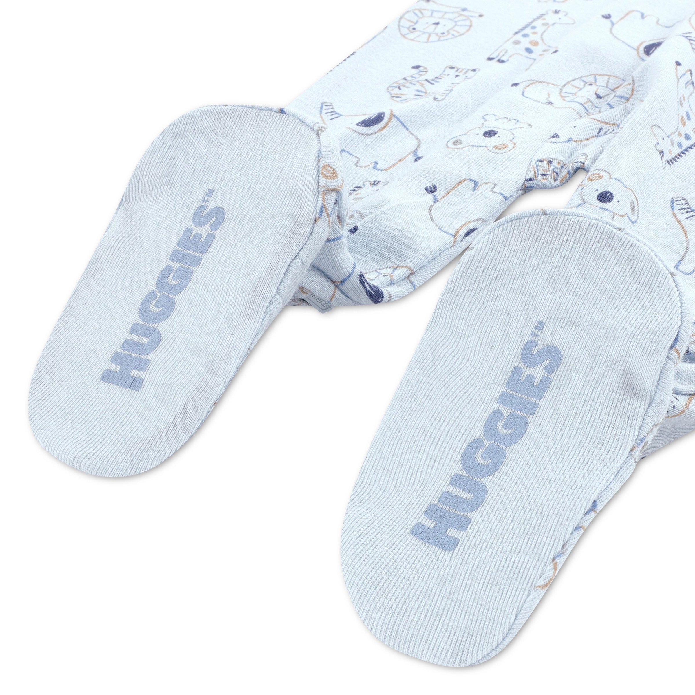 HUGGIES babywear Overall »HUGB FOOTED COVERALL« Strampler mit langen Armen und Füßen /  Allover-Print / für Boys