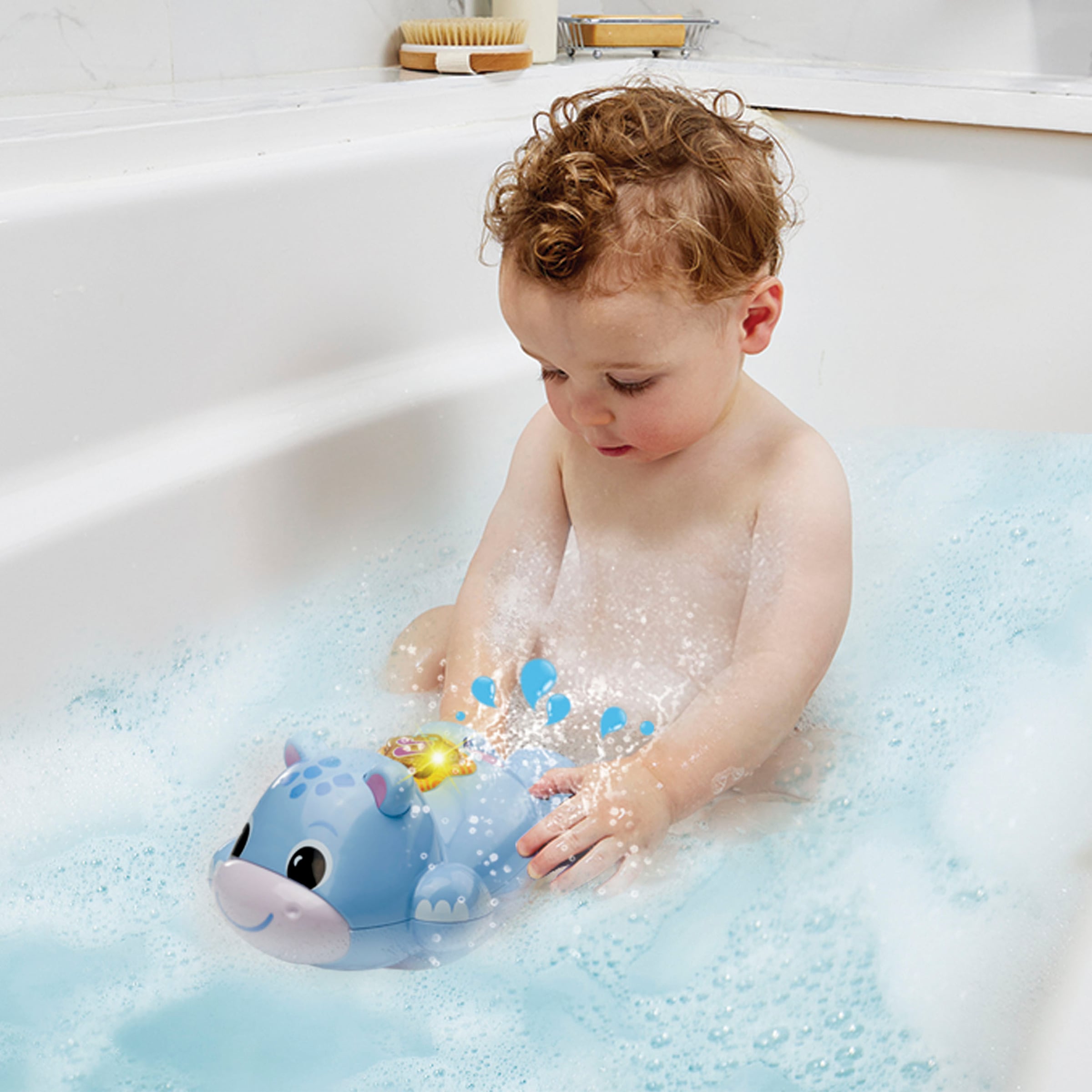 Vtech® Badespielzeug »Badespaß Nilpferd«, mit Licht- und Soundeffekt