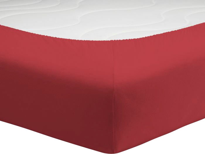 Schlafgut Spannbettlaken »Mako-Jersey aus 100% Baumwolle, Bettlaken«, für Matratzen bis 20 cm Höhe, in 90x200, 140x200 oder 180x200 cm