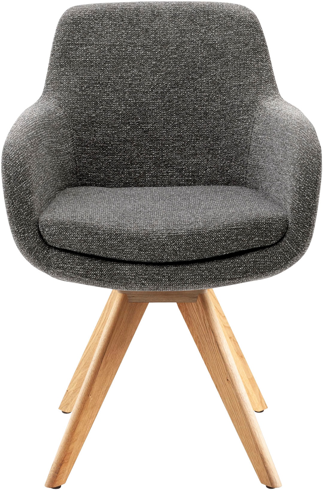 Musterring Esszimmerstuhl »Tavia«, (Set), 2 St., Chenille, Stativgestell Ei günstig online kaufen