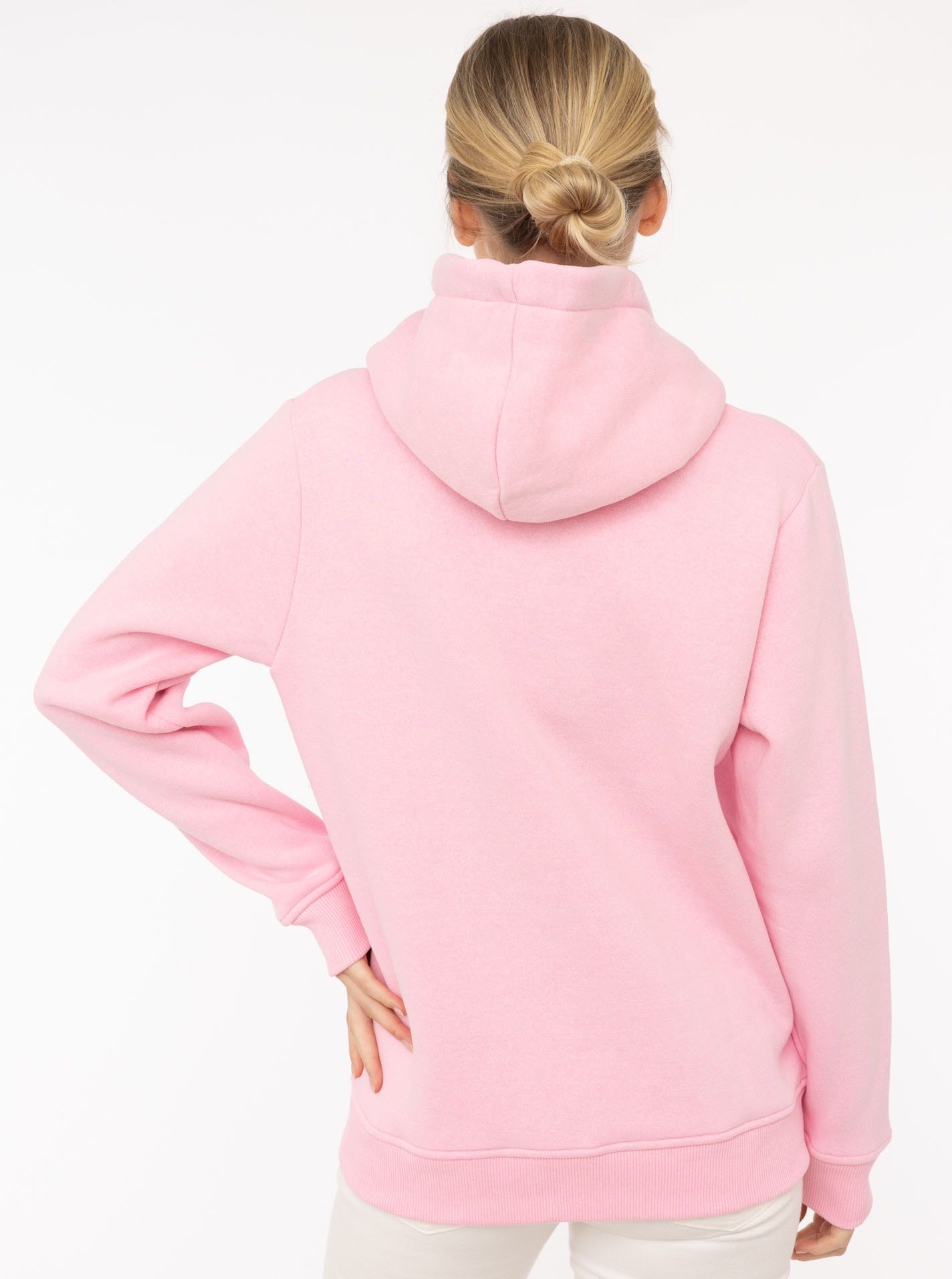 Zwillingsherz Hoodie »"Nelina"«, mit Leo Band und schlichter Stickerei "Stay Wild"