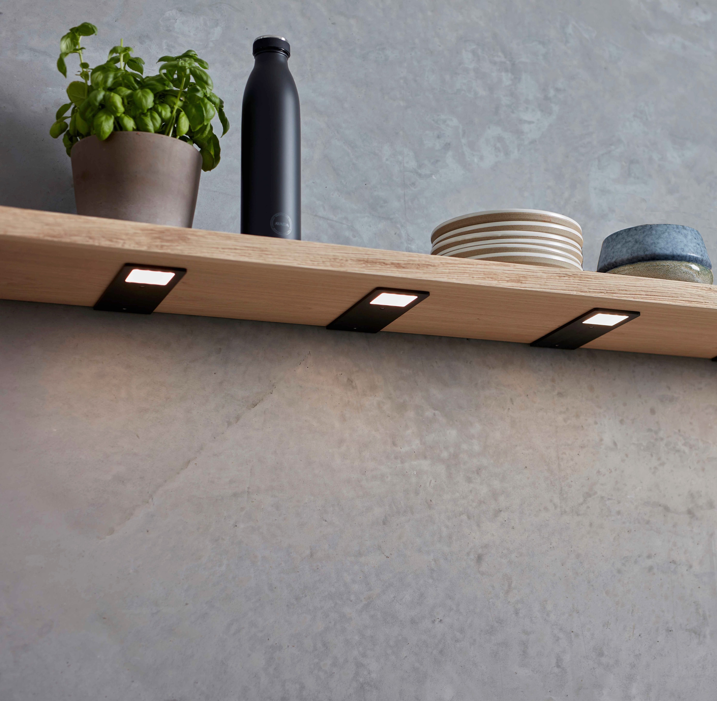 Loevschall LED Unterbauleuchte »Stella Led Super Slim light« LED-Modul 3 Stk. Neutralweiß große Lichtausbeute, dimmbar