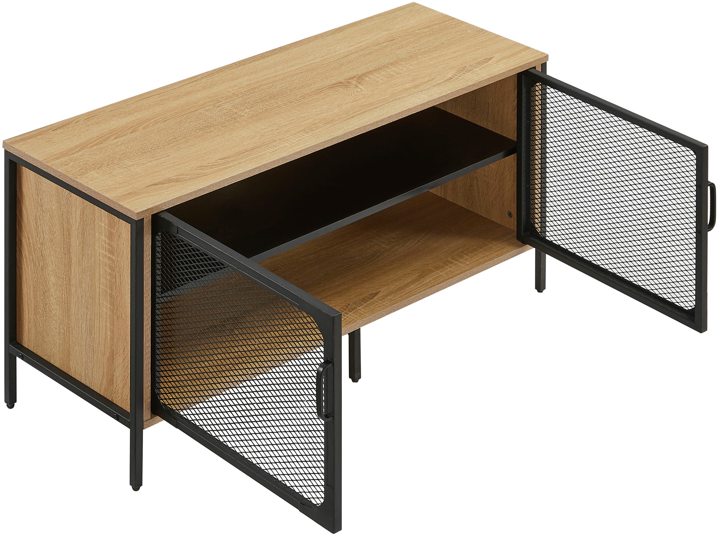 OTTO home TV-Board »Amance« mit natürlichen ABS-Kanten und langlebigem Metallgestell