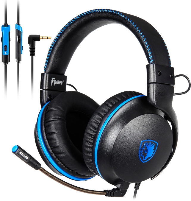 Sades Gaming-Headset »Fpower bestellen Rechnung auf Mikrofon abnehmbar SA-717«