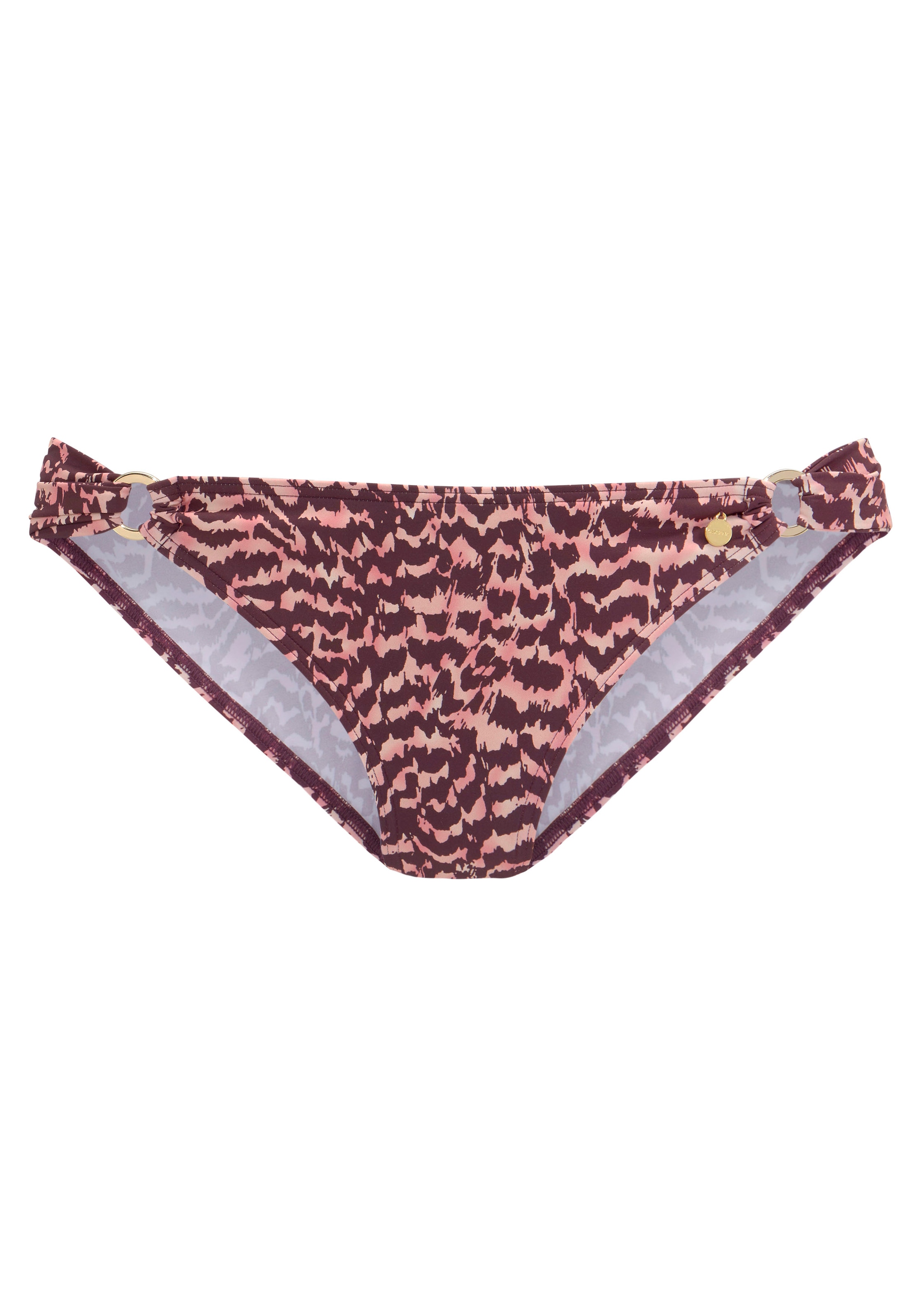 LASCANA Bikini-Hose »Holly«, mit goldfarbenen Zierringen