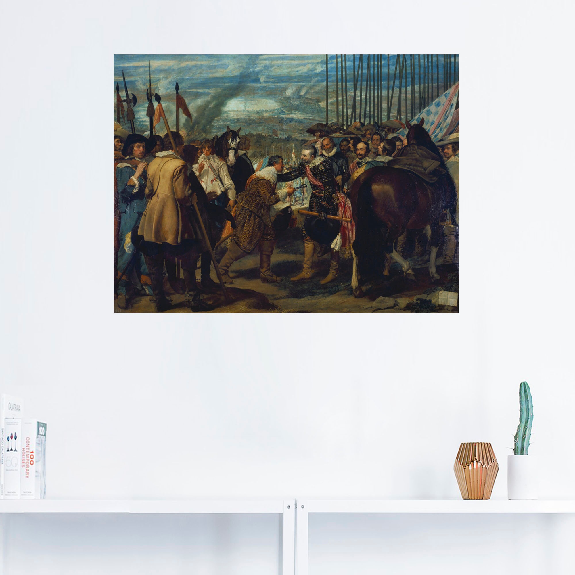 Artland Wandbild »Die Übergabe von Breda. 1634/1635«, Gruppen & Familien, (1 St.), als Leinwandbild, Wandaufkleber oder Poster in versch. Größen