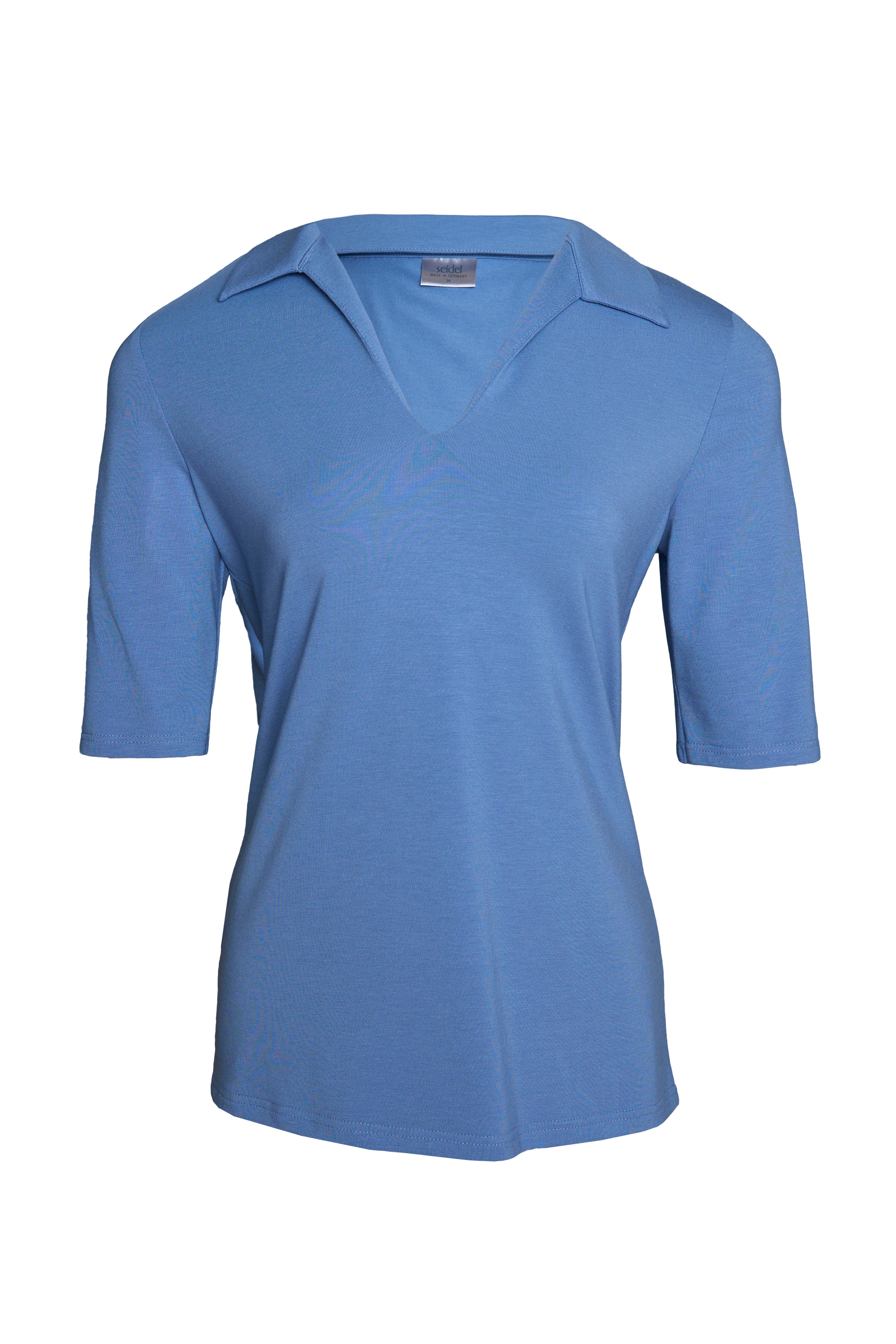 Seidel Moden Poloshirt Mit V-Ausschnitt - MADE IN GERMANY