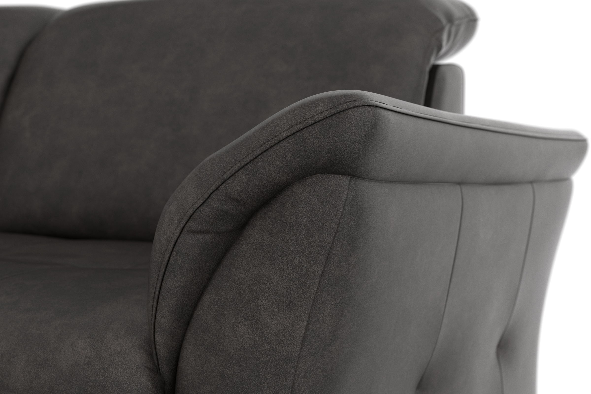 sit&more Ecksofa »Maggiore L-Form«, wahlweise mit Kopfteilverstellung, Bettfunktion und Stauraum