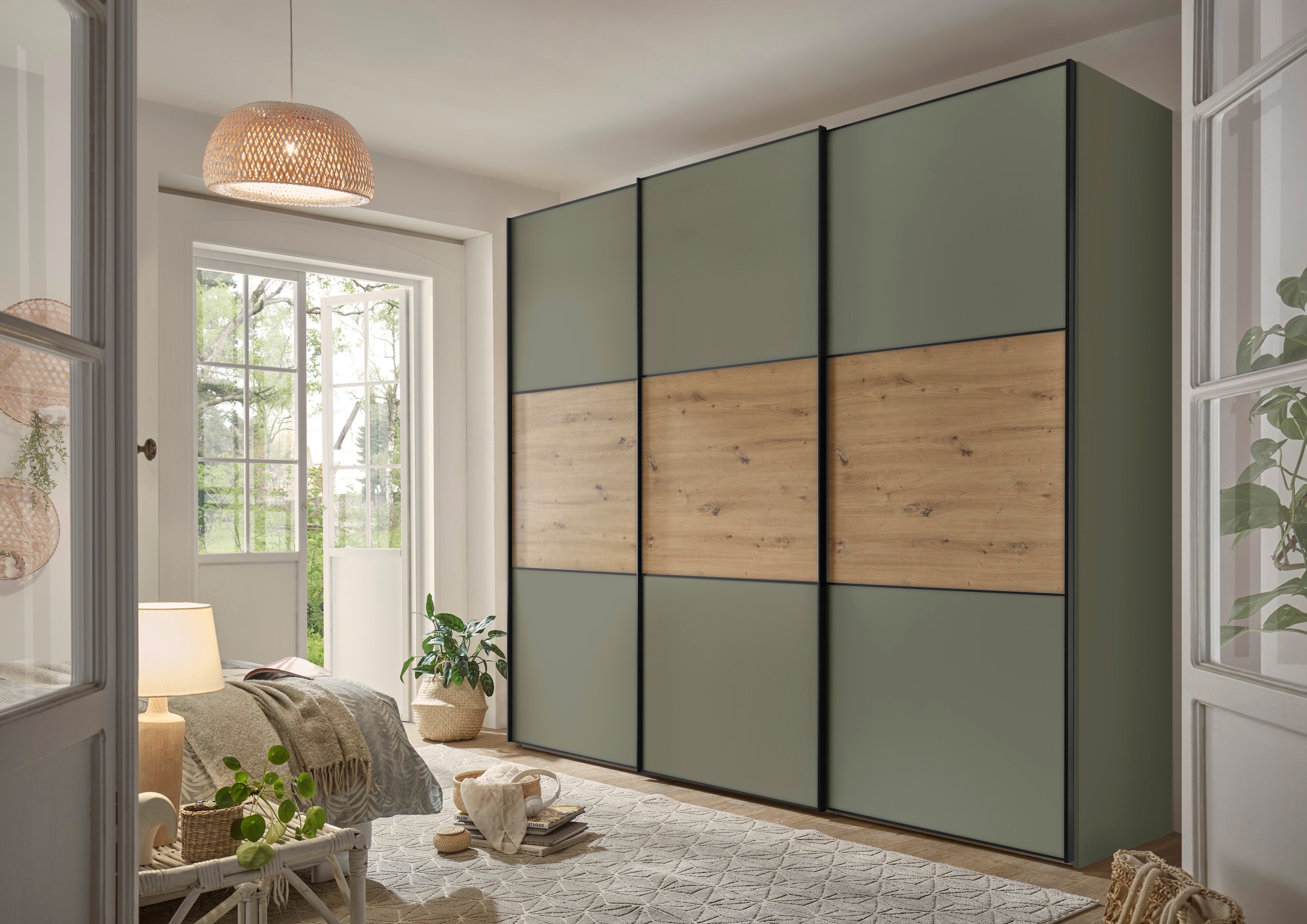 STAUD Schwebetürenschrank »Includo, Made in Germany« , mit vier verschiedenen Ausstattungsvarianten