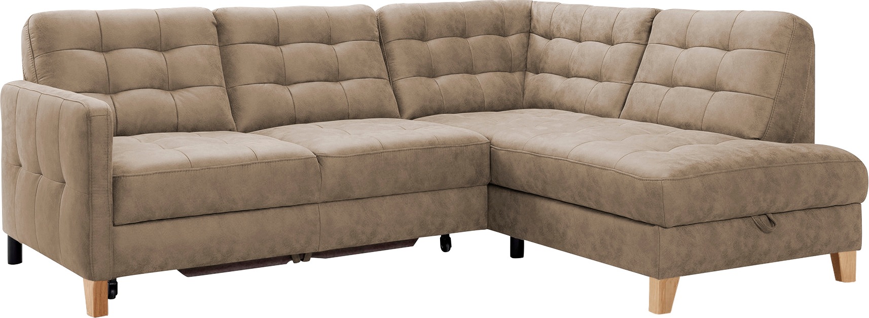 exxpo - sofa fashion Ecksofa »Elio, kompakt und komfortabel, bequem, zeitlo günstig online kaufen