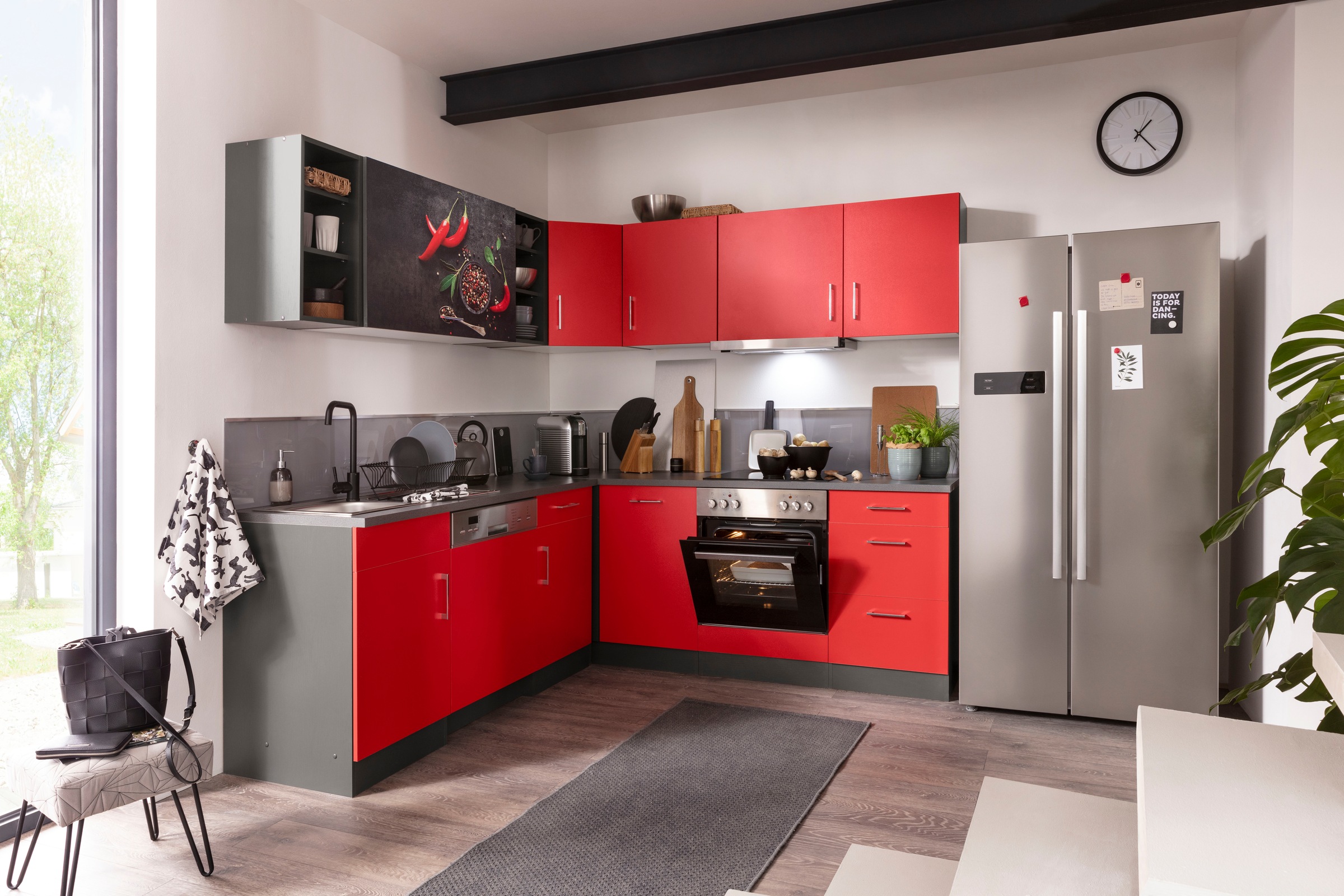 KOCHSTATION Küchenzeile »KS-Paris – Küchen mit einzigartigen Fotomotiven au günstig online kaufen