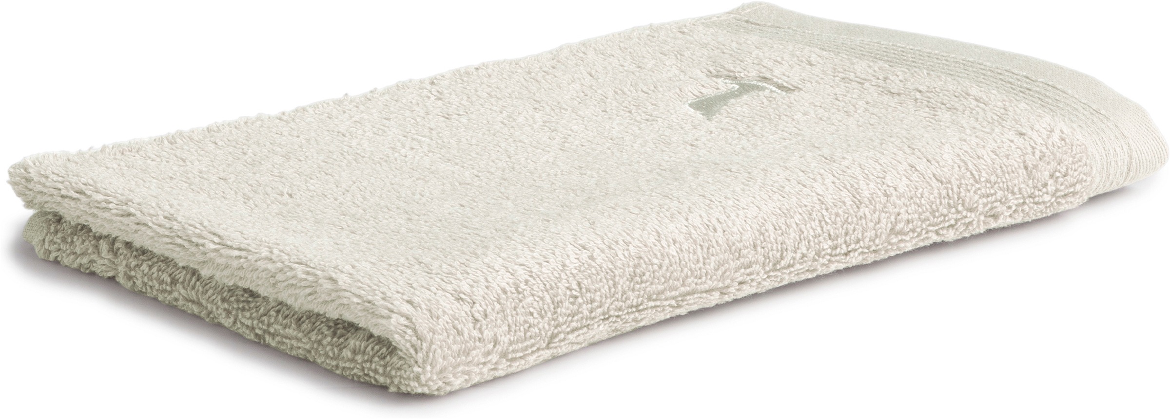 Gästehandtuch »Superwuschel Gästehandtuch« mit Biesenbordüre und praktischem Kordelaufhänger beige Walkfrottier, Baumwolle B/L: 30cmx50cm, 1 Stk., 