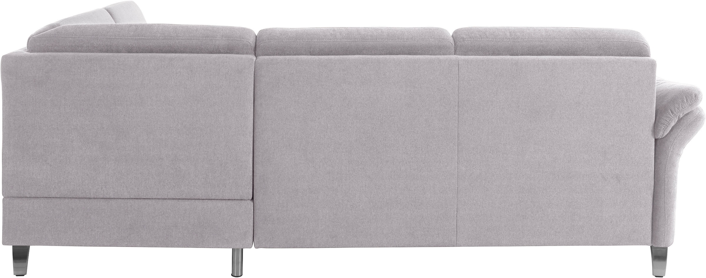 sit&more Ecksofa »Clio L-Form«, wahlweise mit Bettfunktion und Bettkasten, inklusive Federkern