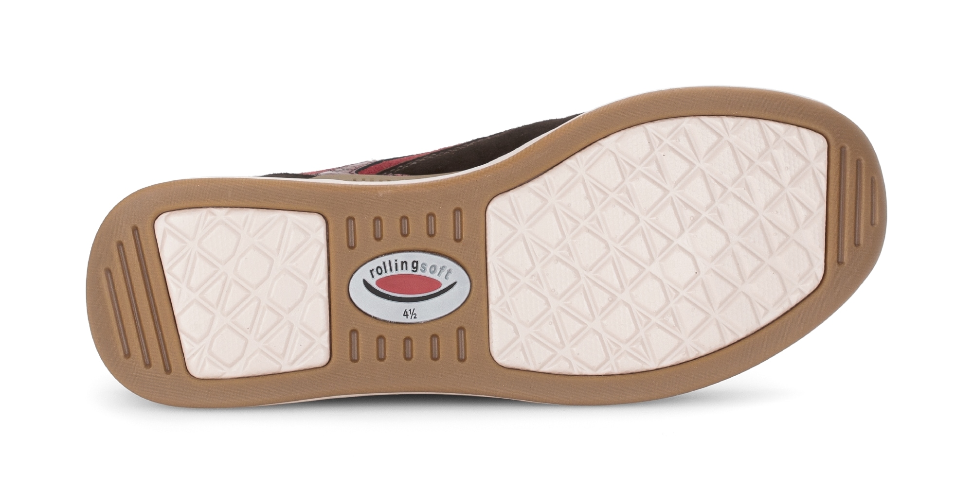 Gabor Rollingsoft Keilsneaker  , Schnürschuh, Halbschuh, Freizeitschuh mit seitlichem Reißverschluss