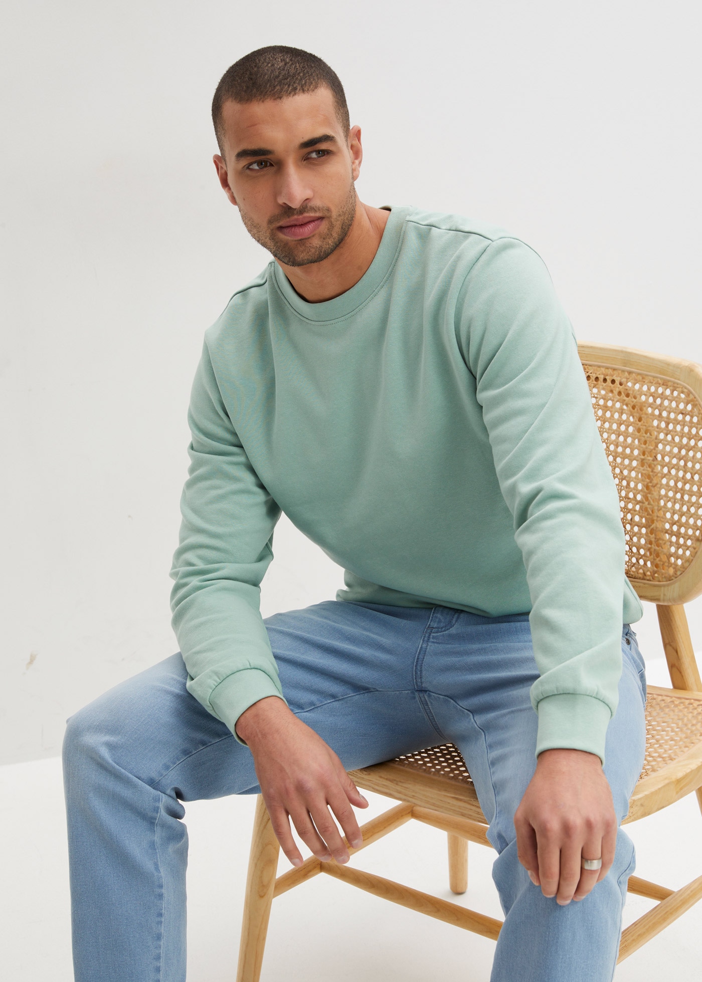 bonprix Sweatshirt »Sweatshirt«, mit Rundhalsauschnitt
