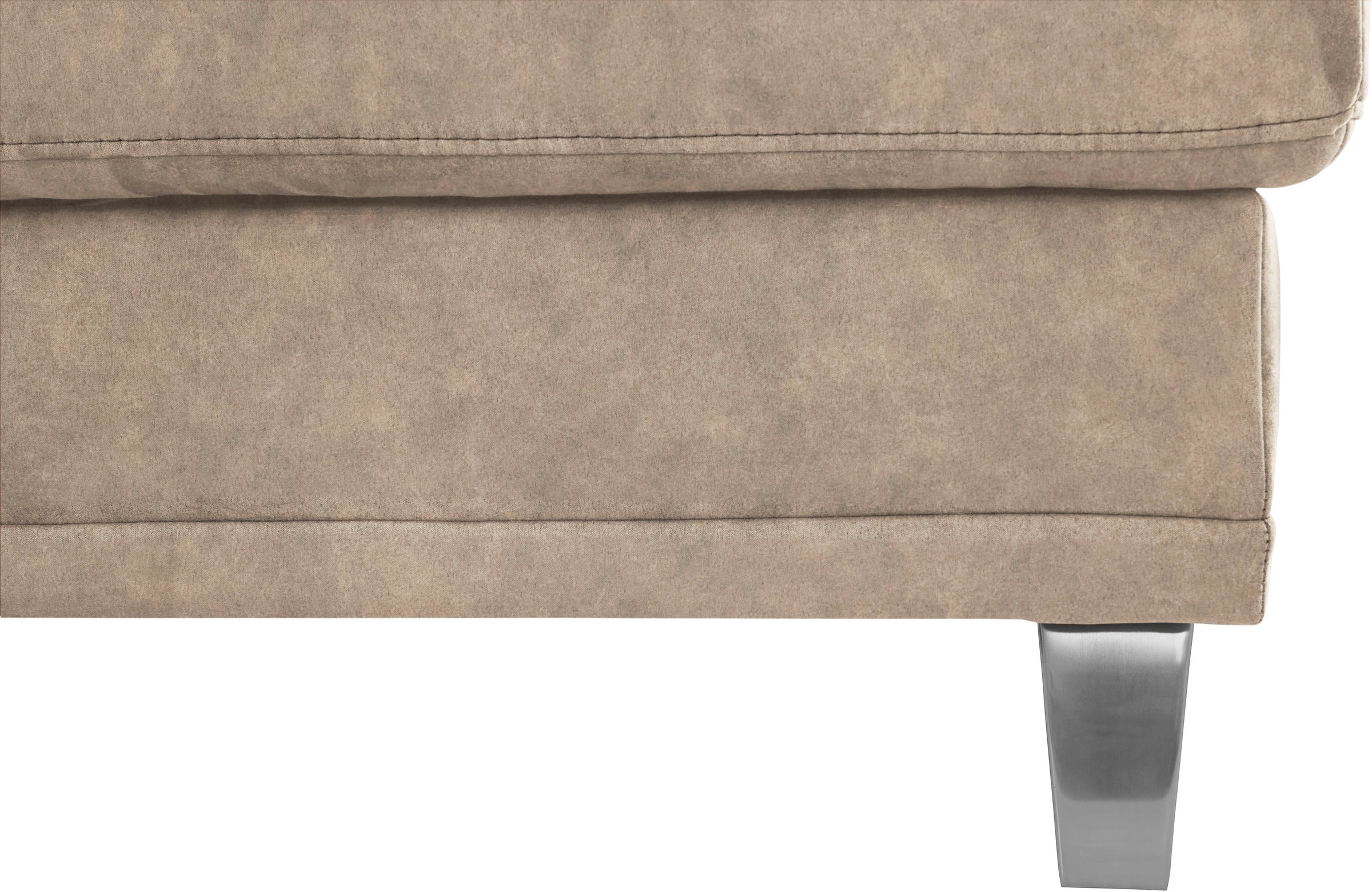 sit&more Ecksofa »Clio L-Form«, wahlweise mit Bettfunktion oder Vorziehsitz und Bettkasten, Federkern