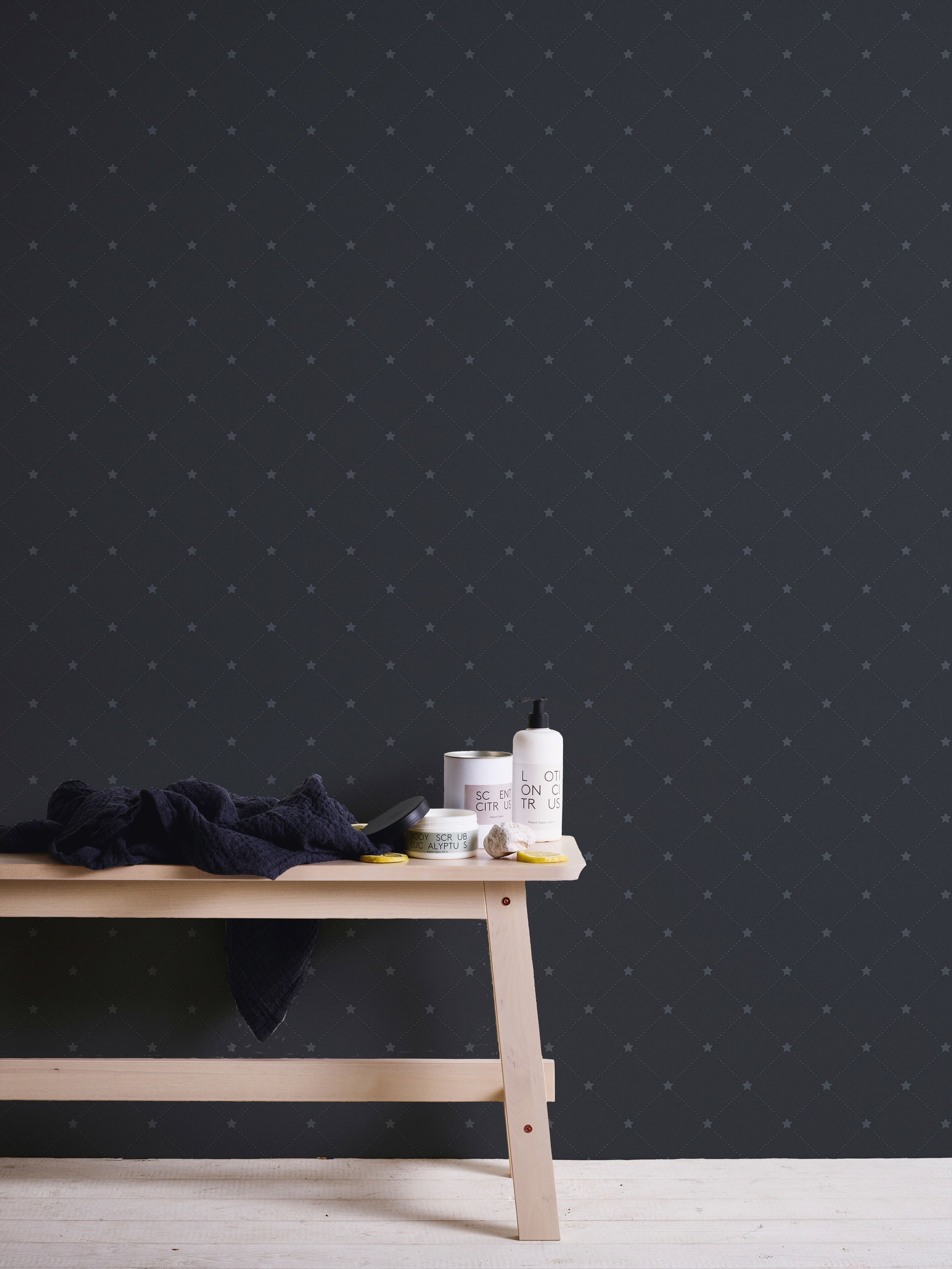 METROPOLIS BY MICHALSKY LIVING Vliestapete »Change is good, Stylish Stars«, Strukturmuster-gemustert-Motiv, Designertapete Tapete Sterne Tapeten Wohnzimmer Schlafzimmer Küche