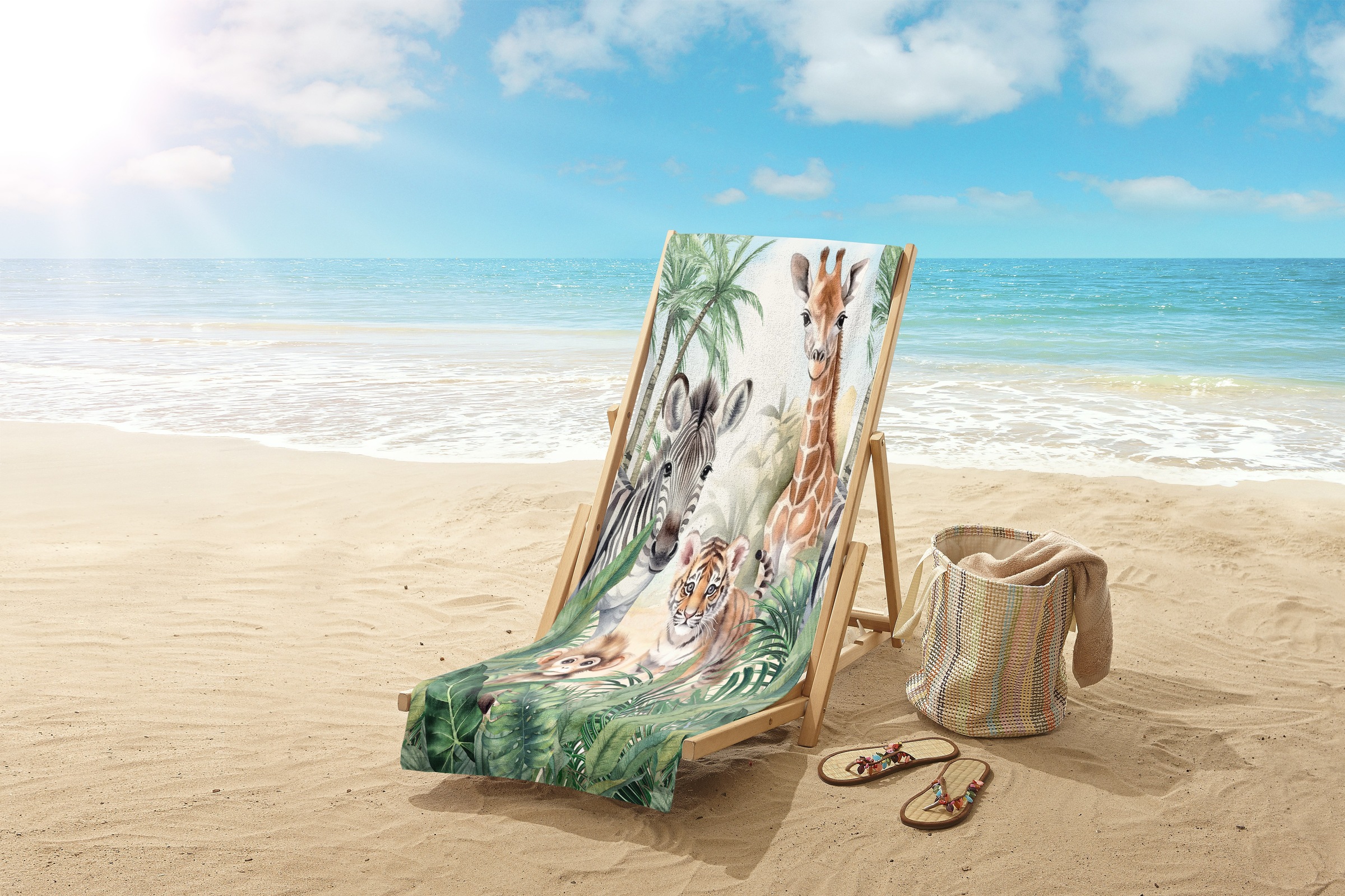 good morning Strandtuch »Thabo«, (Packung, 1 St., 1 stuck kinder strandtuch günstig online kaufen