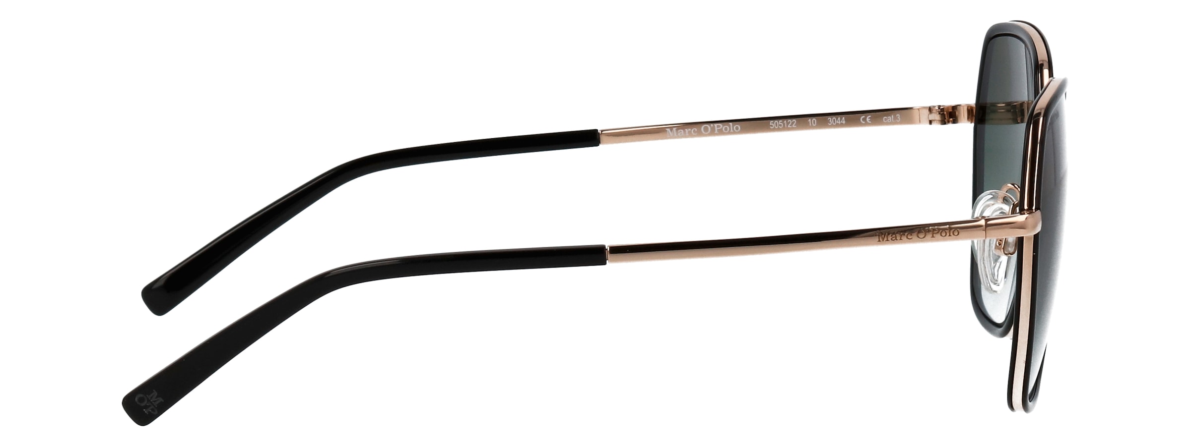 Marc O'Polo Sonnenbrille »Modell 505122« Form Hexagon, Logoschriftzug auf Bügel, Metallfassung