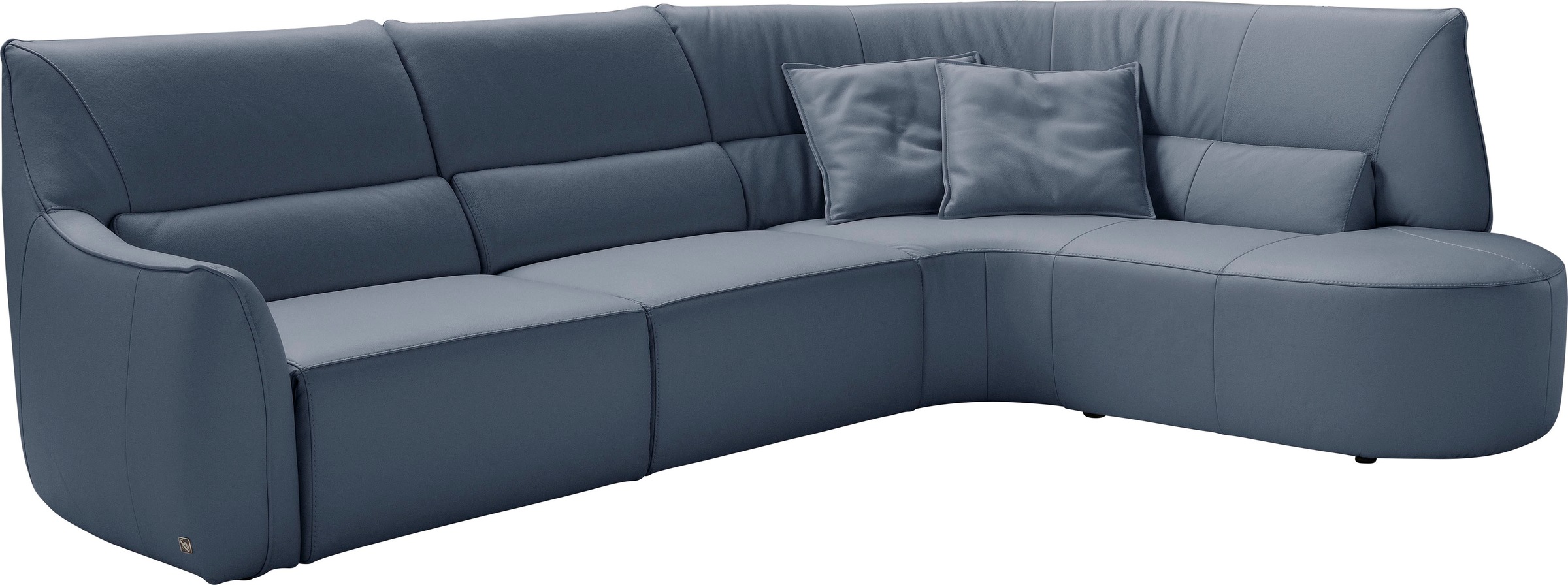 Egoitaliano Ecksofa »Puffy, extravagant & edel, Retro Designsofa, hoher Sit günstig online kaufen