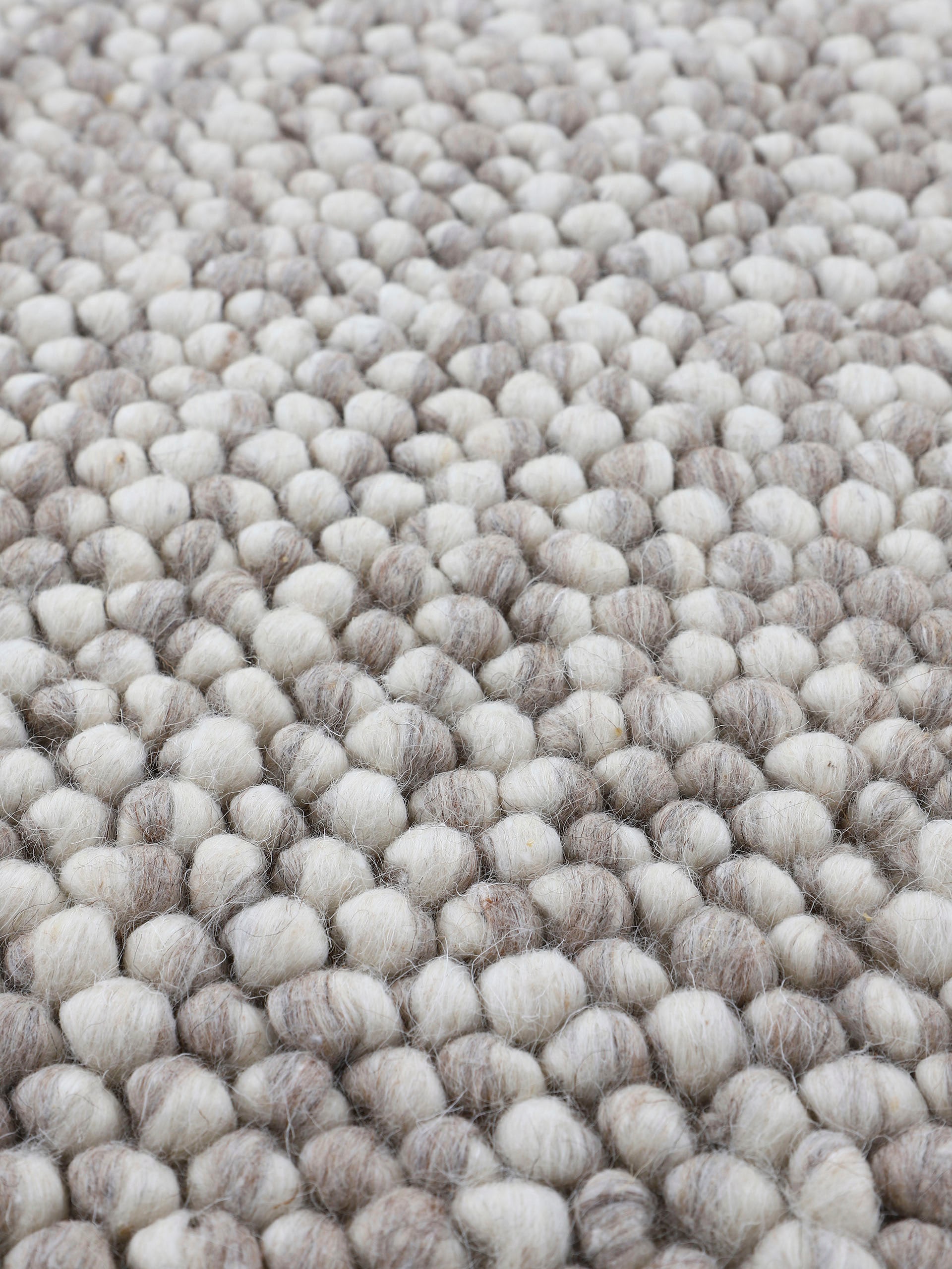meliert, bestellen Wolle »Calo«, Teppich, Teppich Uni Handweb 70% Farben, carpetfine online handgewebt, rechteckig,