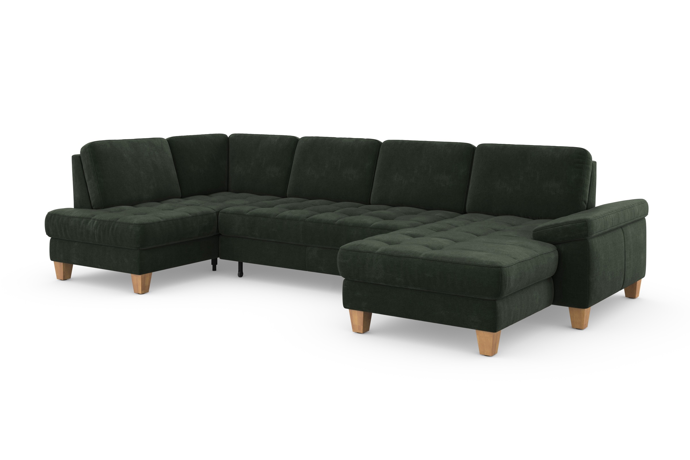 sit&more Wohnlandschaft »Westham U-Form«, wahlweise mit Bettfunktion, Bettkasten, Sitztiefenverstellung